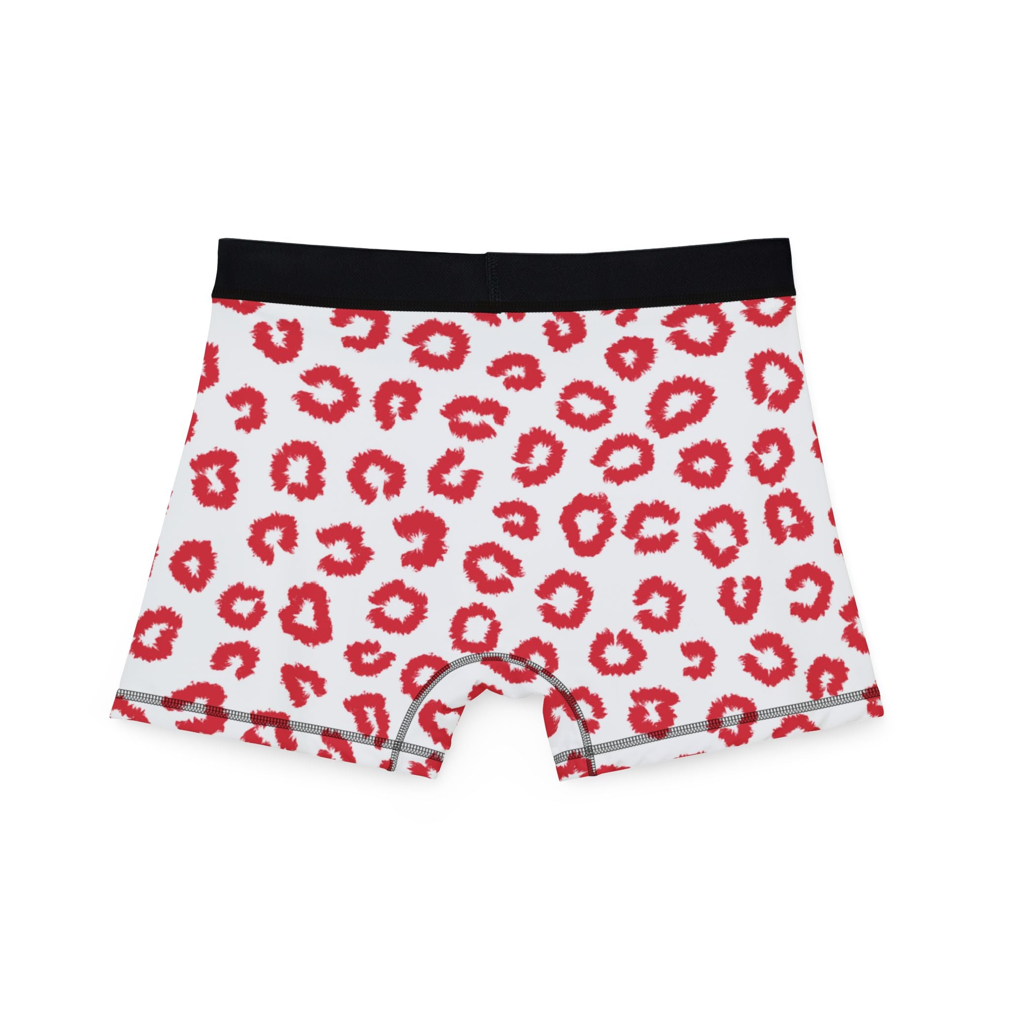 Men's boxers red leopard