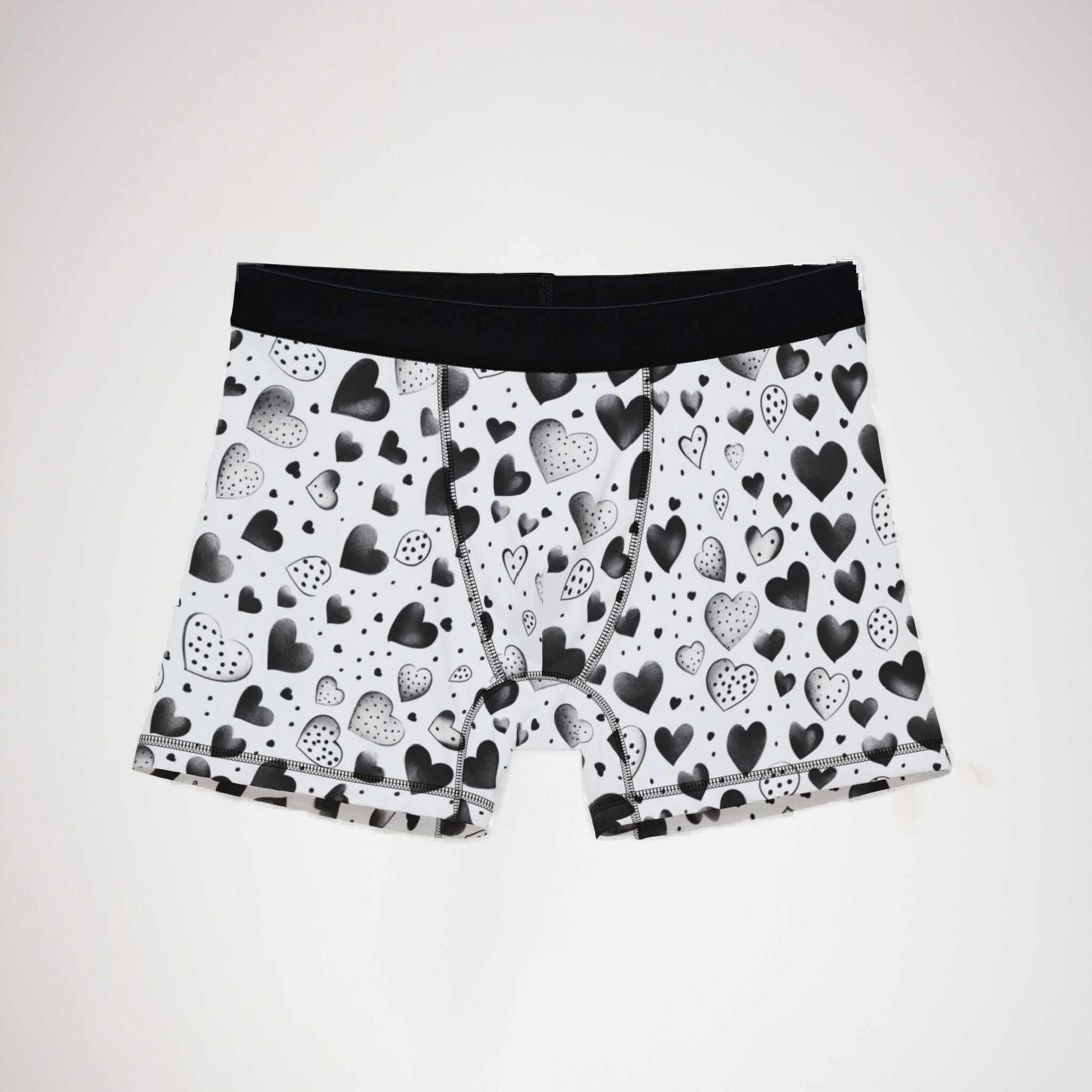 Men's boxers valentines day heart extra