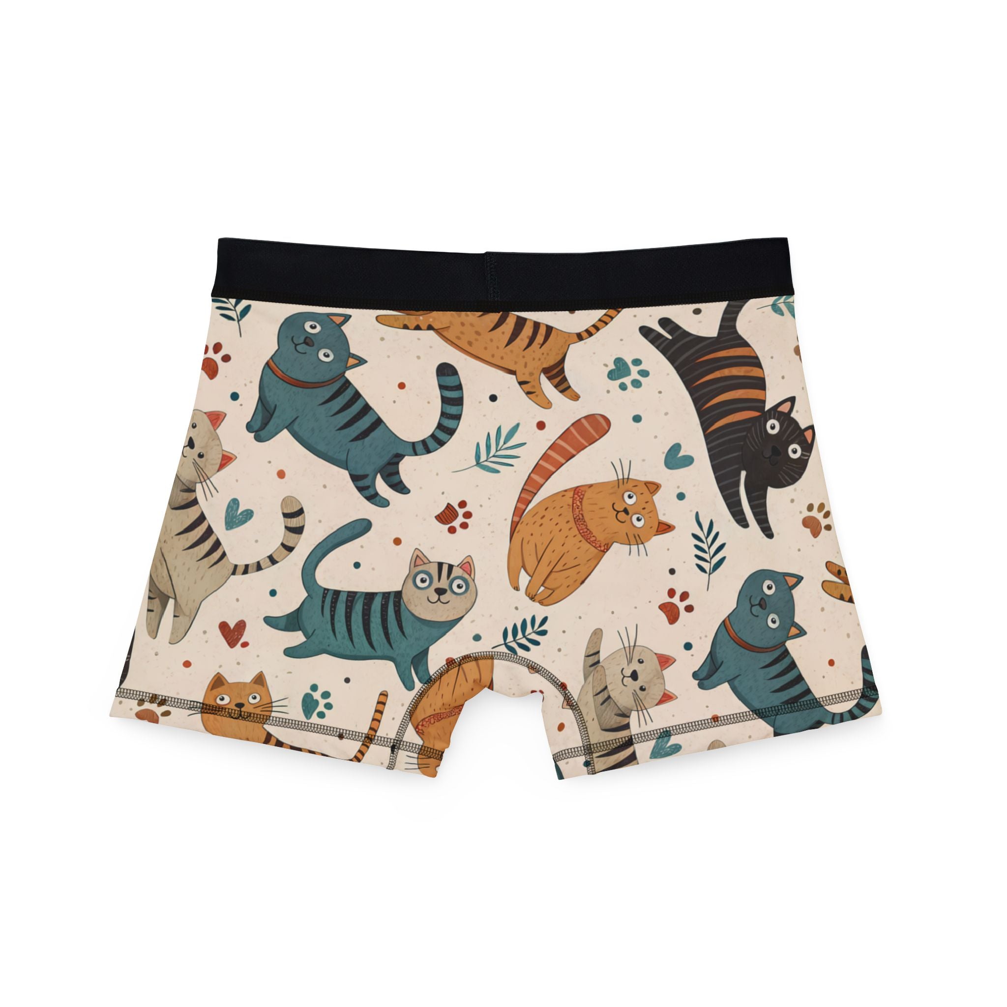 Men's boxers cute cats doodle