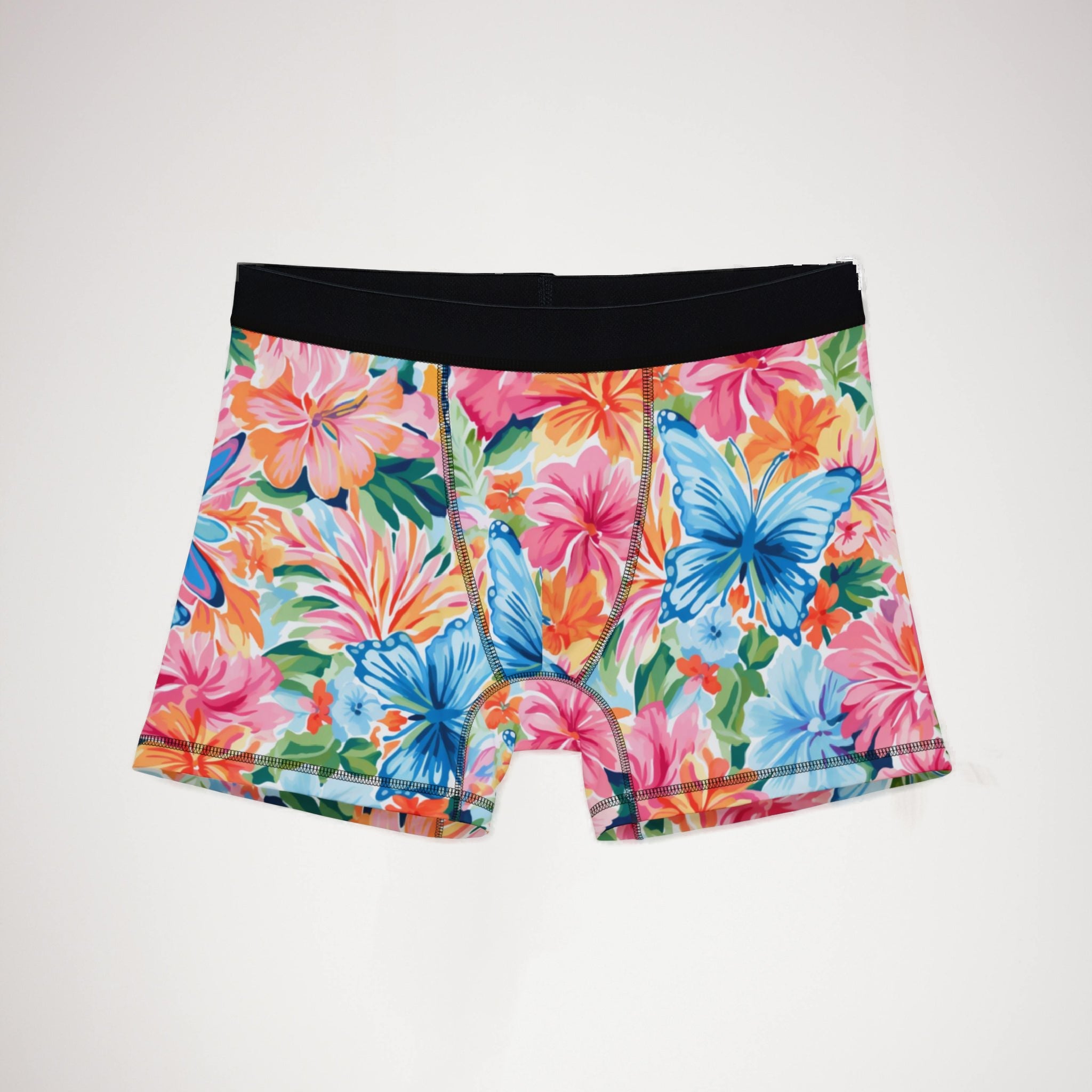 Men's boxers preppy butterflies