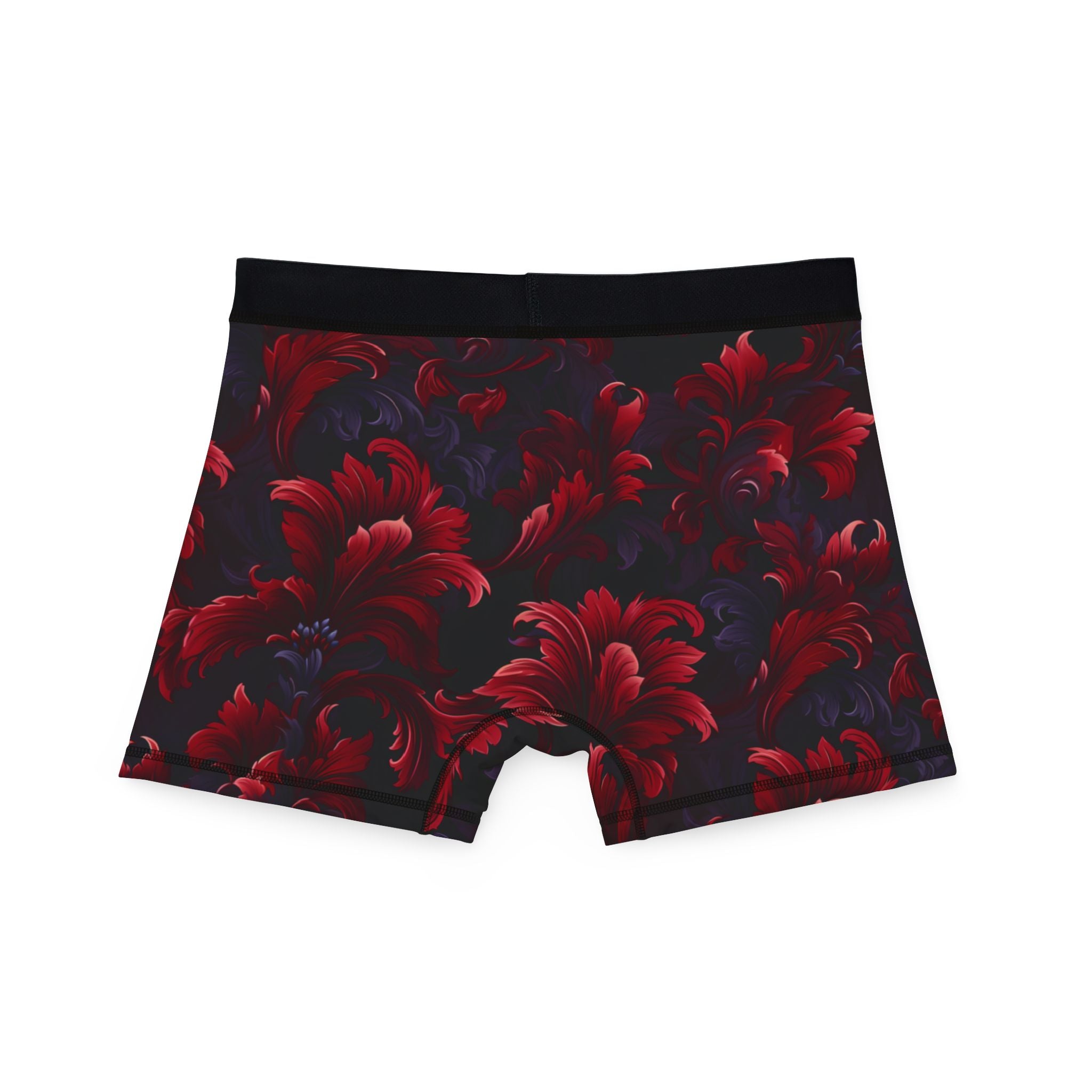 Men's boxers red damask