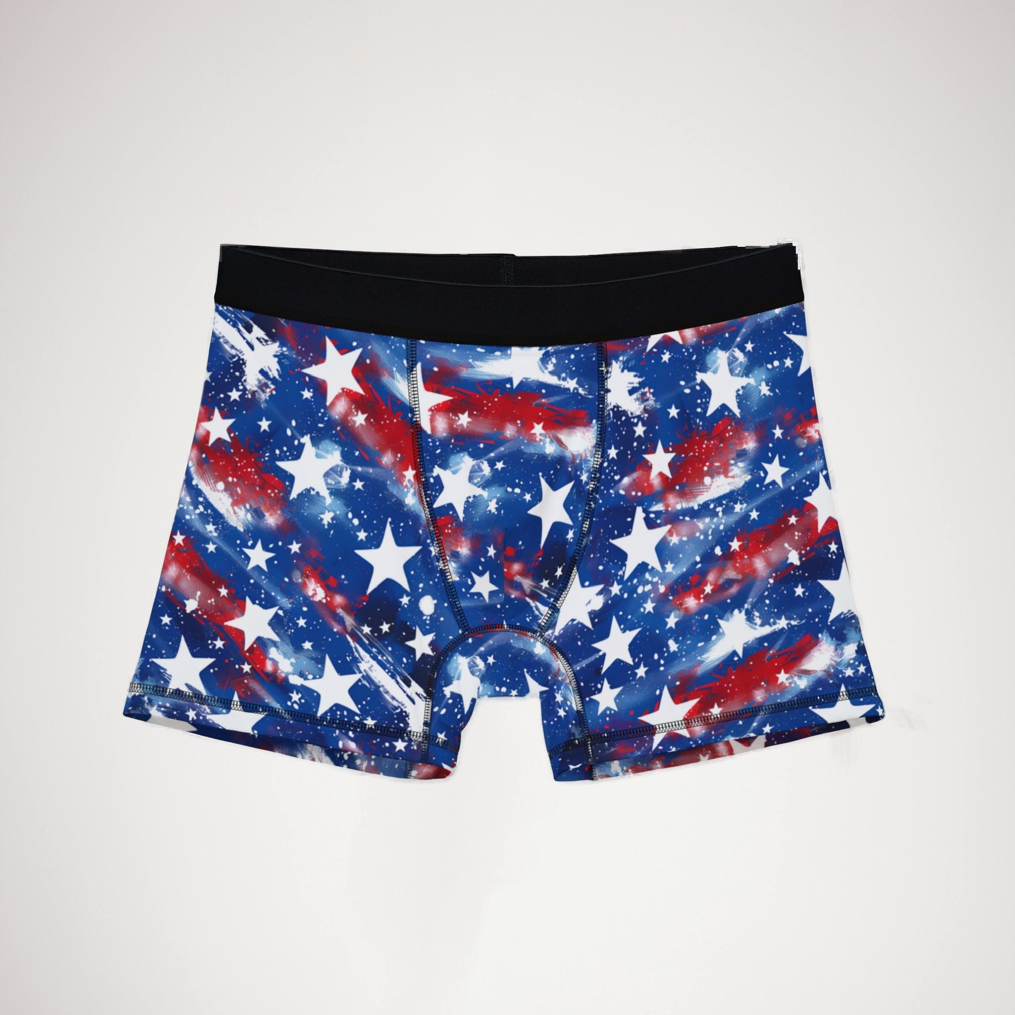 Men's boxers watercolor 4th of july