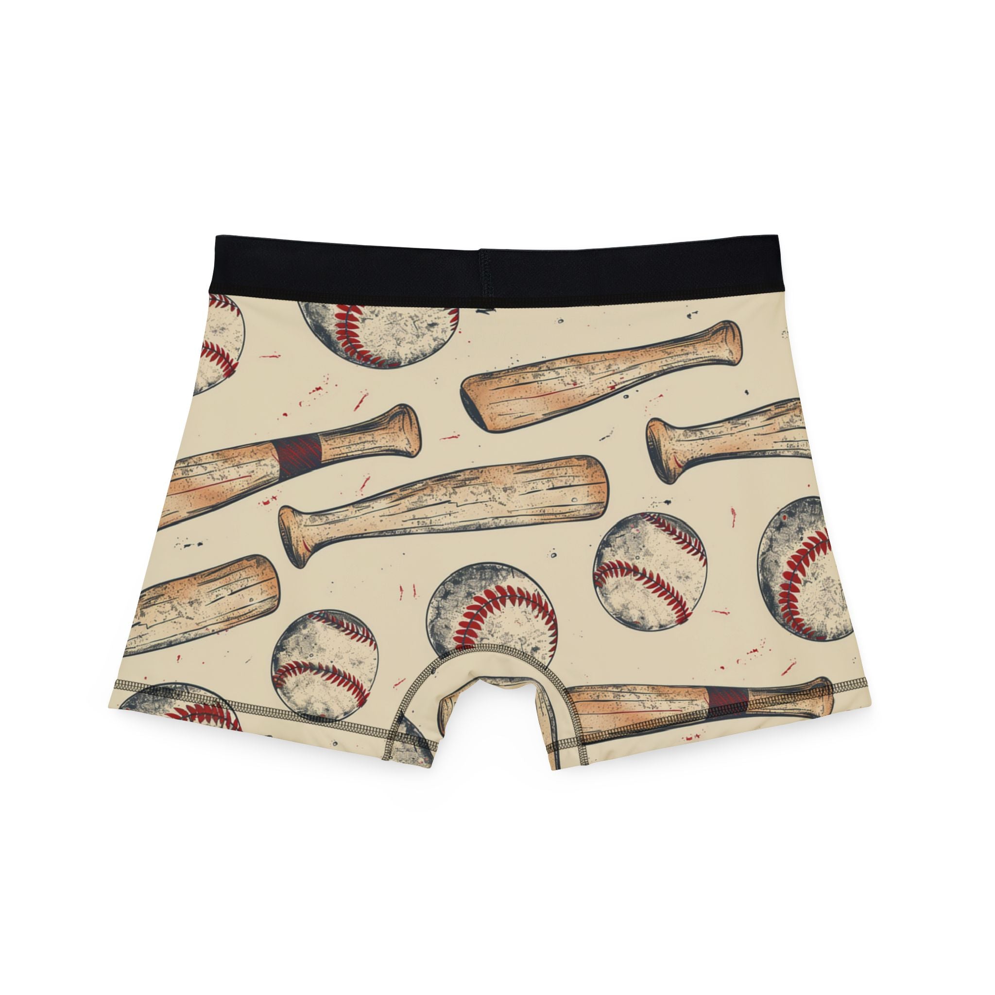 Men's boxers retro baseball