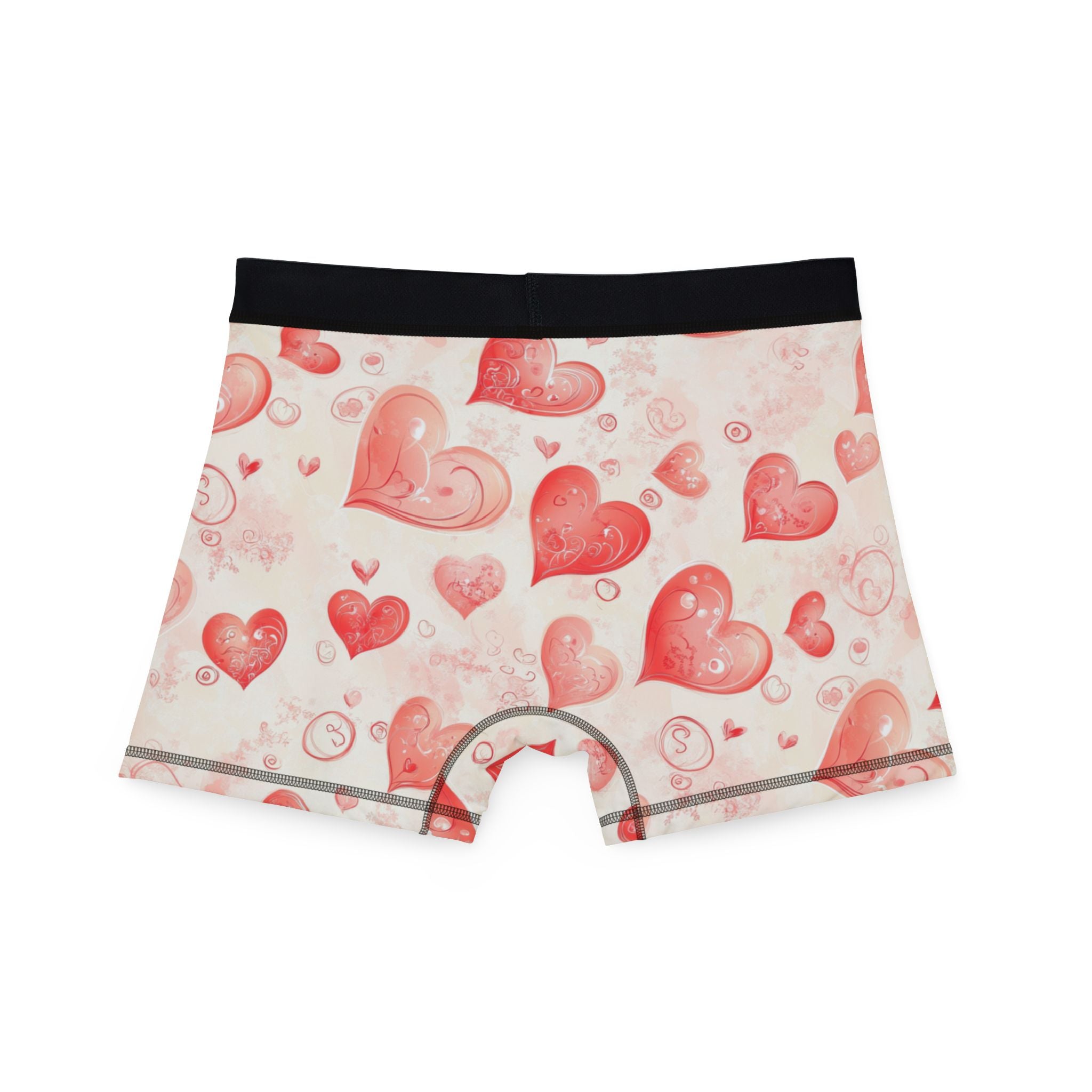 Men's boxers valentine red heart