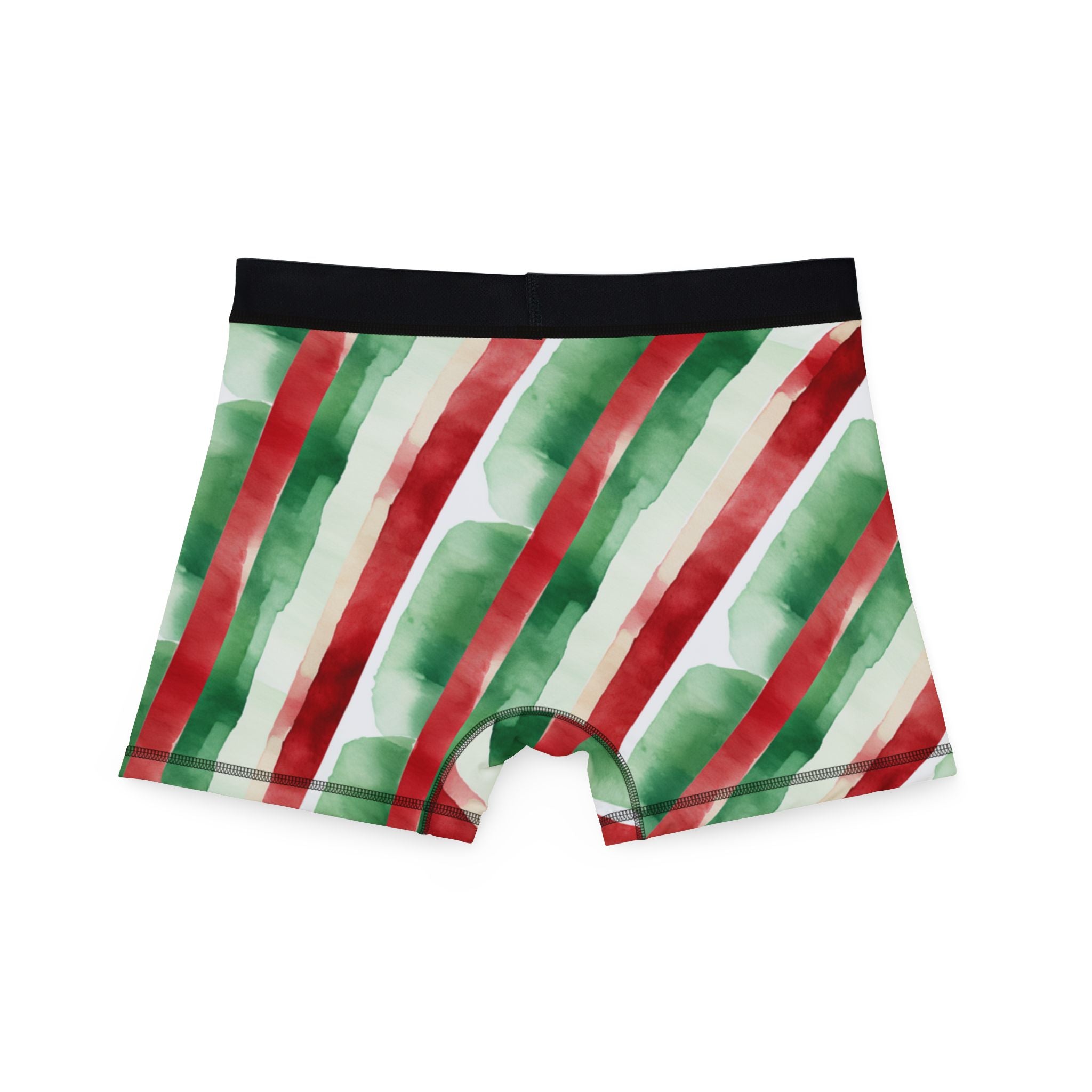 Men's boxers watercolor christmas one