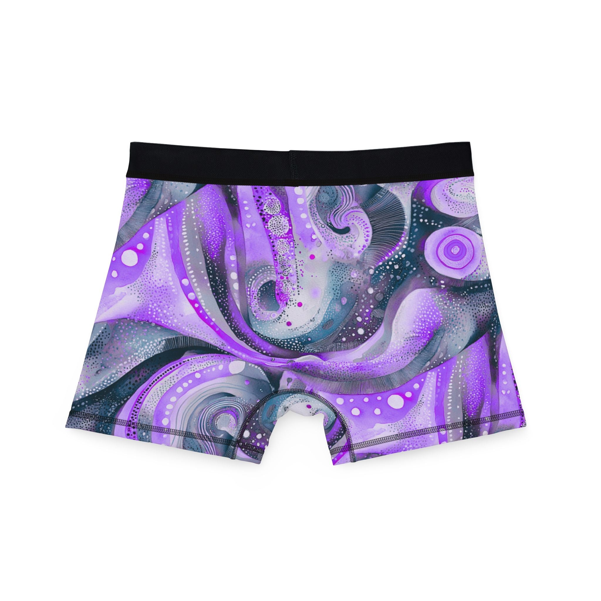 Men's boxers watercolor abstract