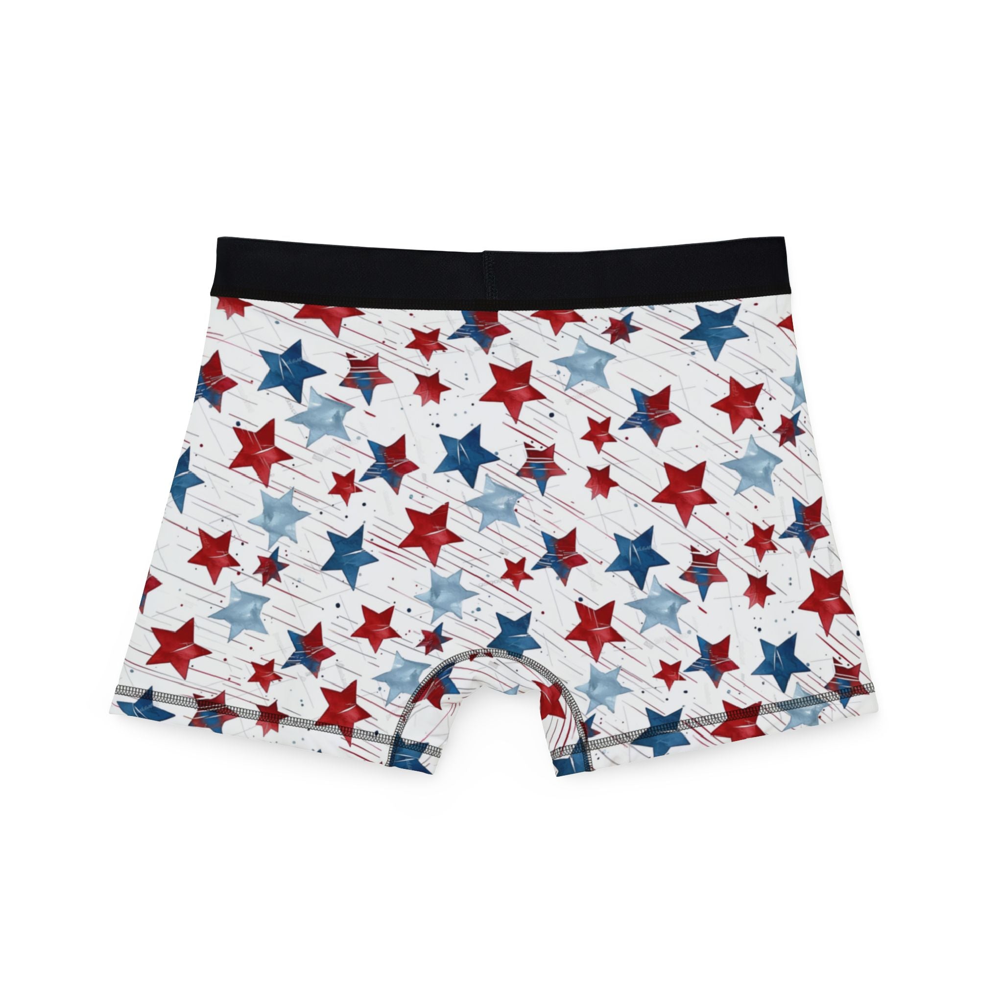 Men's boxers watercolor 4th of july