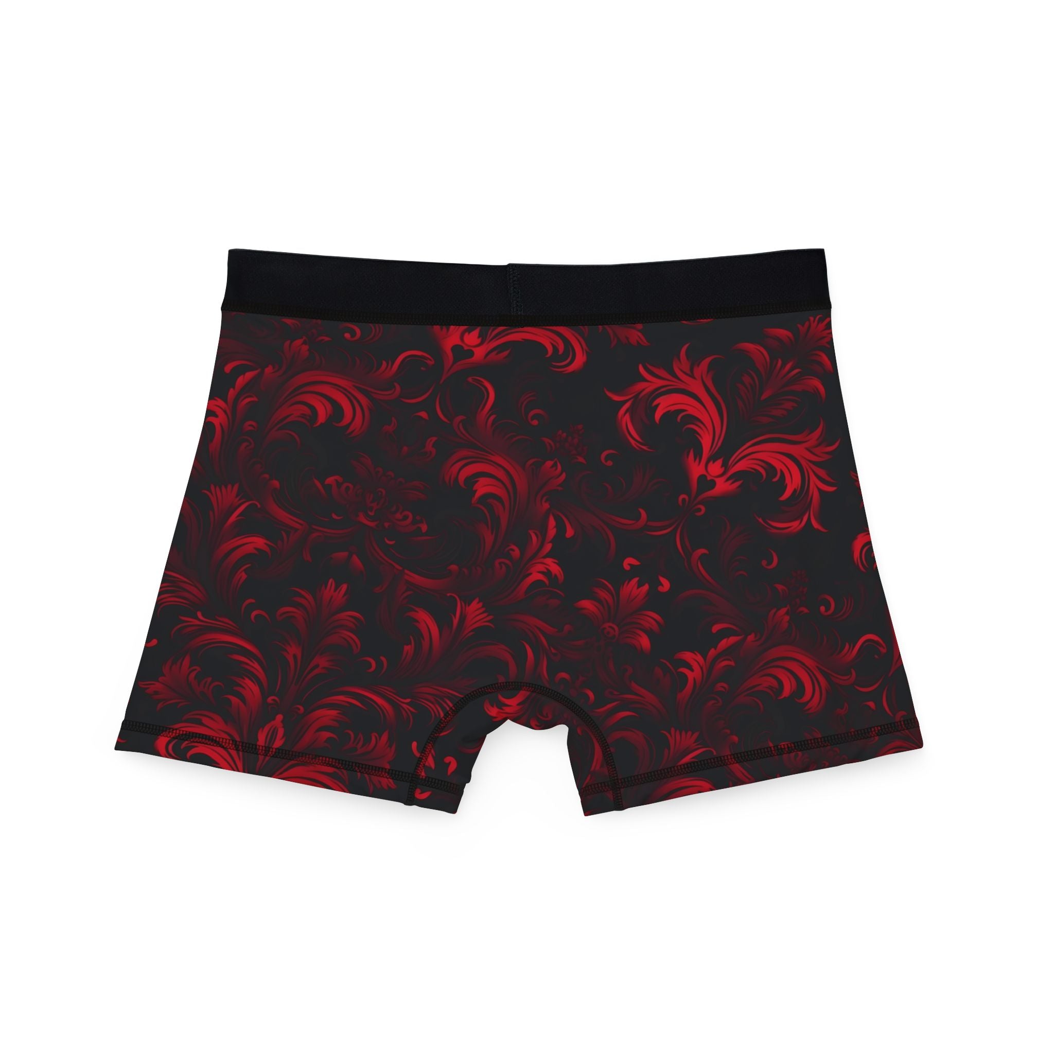 Men's boxers red damask