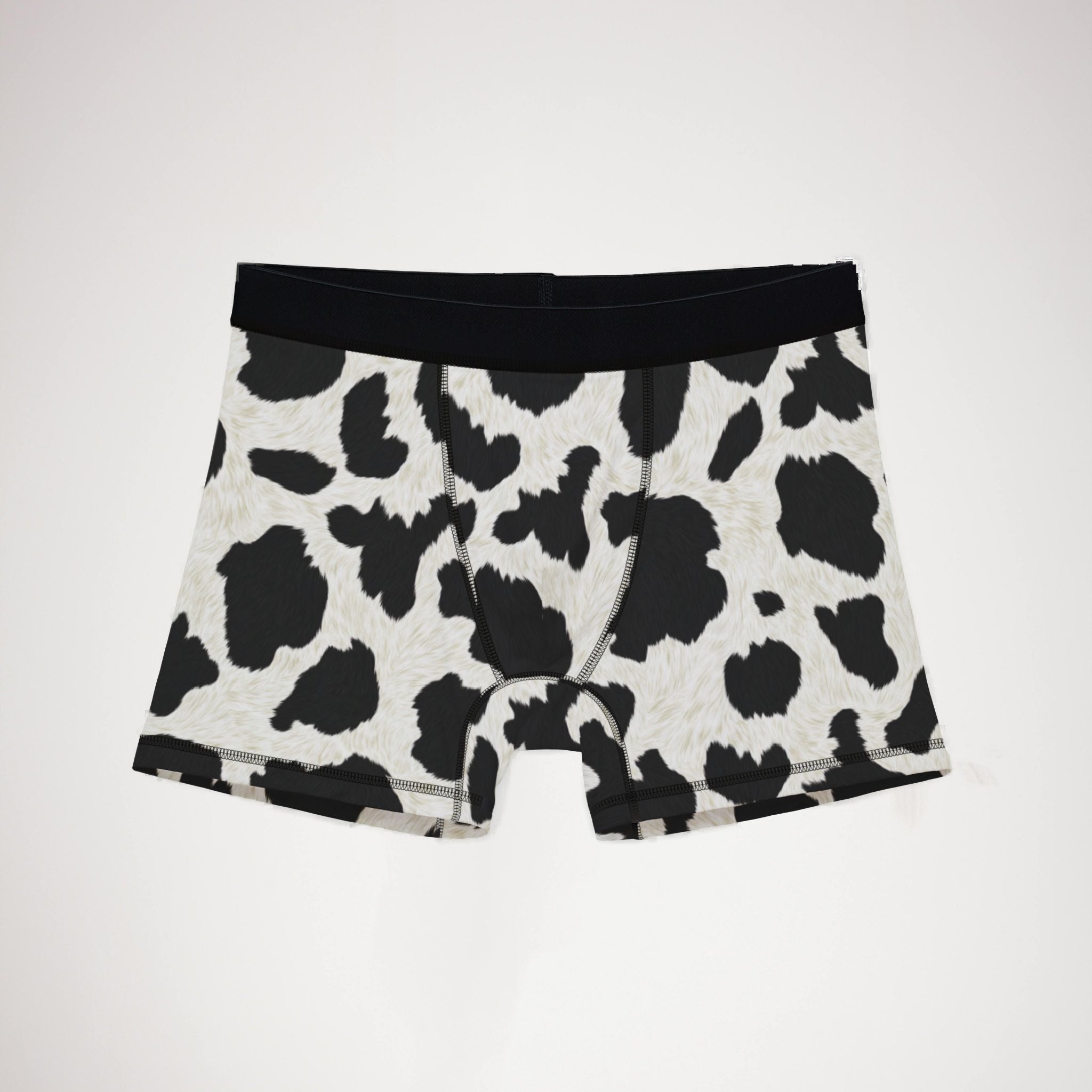 Men's boxers colorful cow print