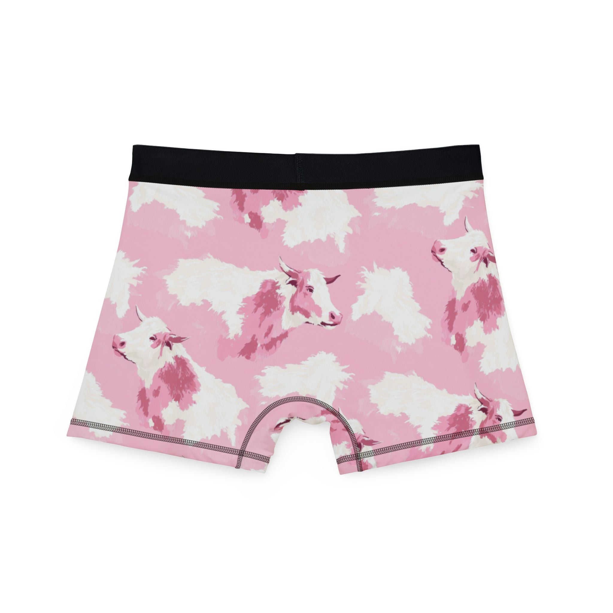 Men's boxers colorful cow print