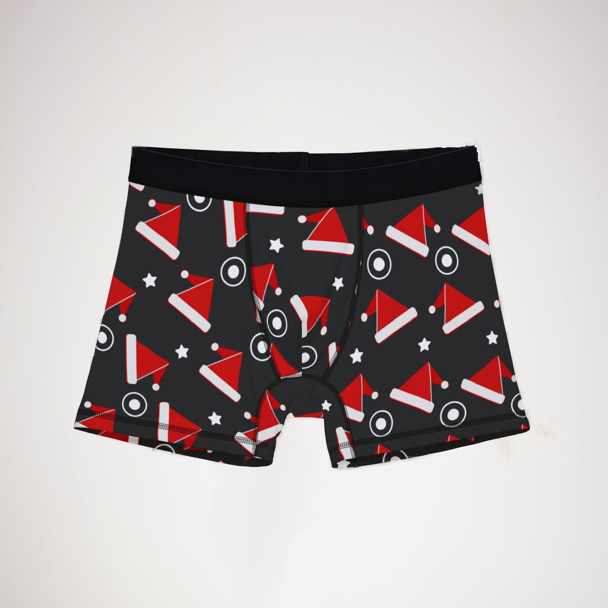 Men's boxers red christmas dots