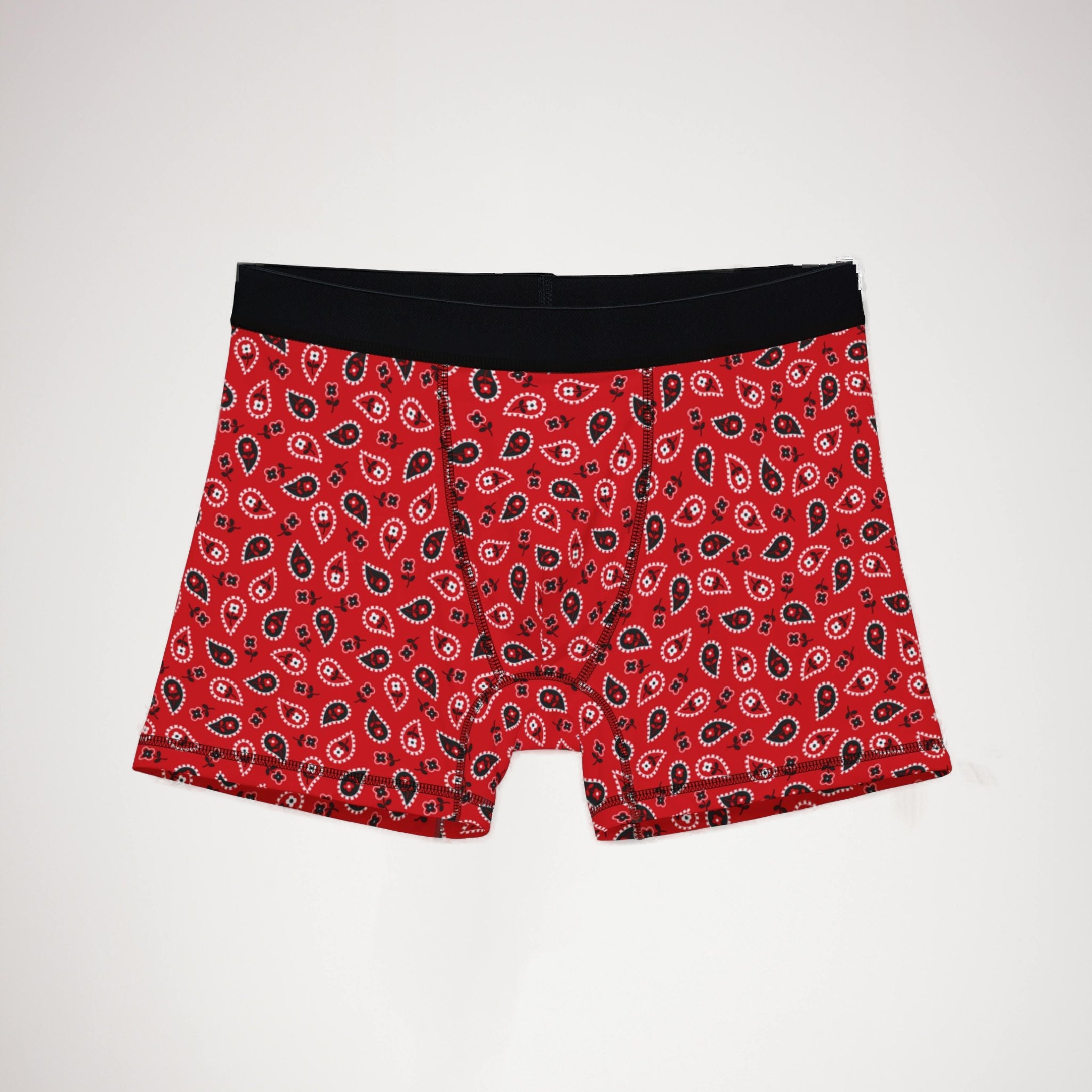 Men's boxers red bandana
