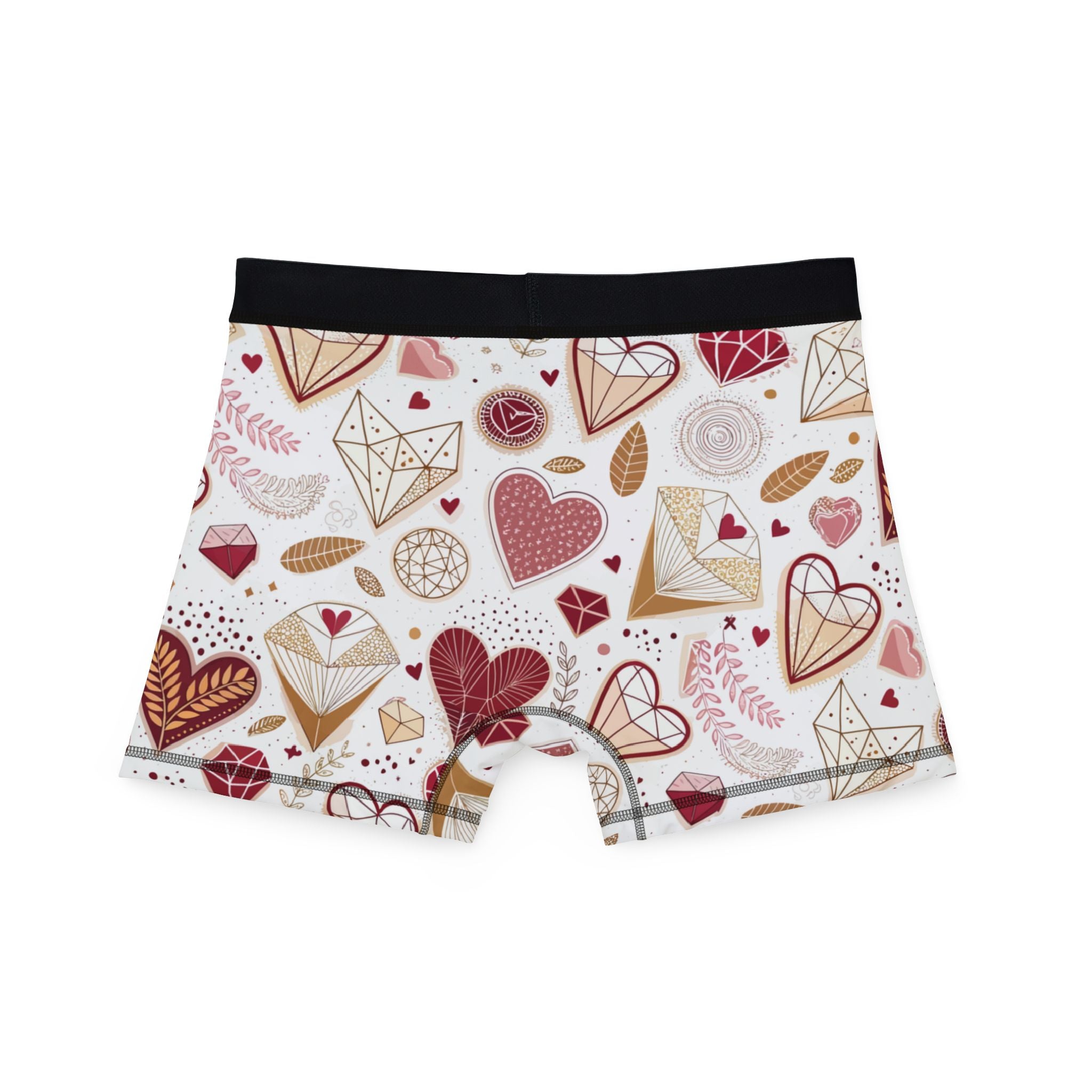 Men's boxers valentine heart retro one
