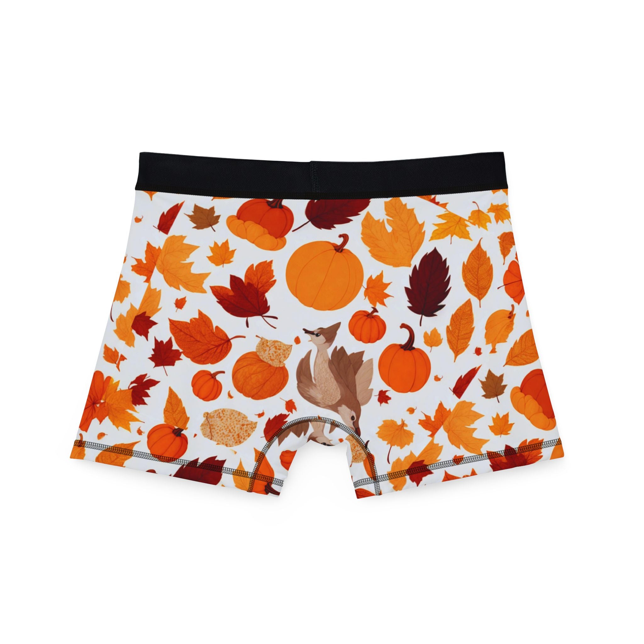 Men's boxers autumn leaves