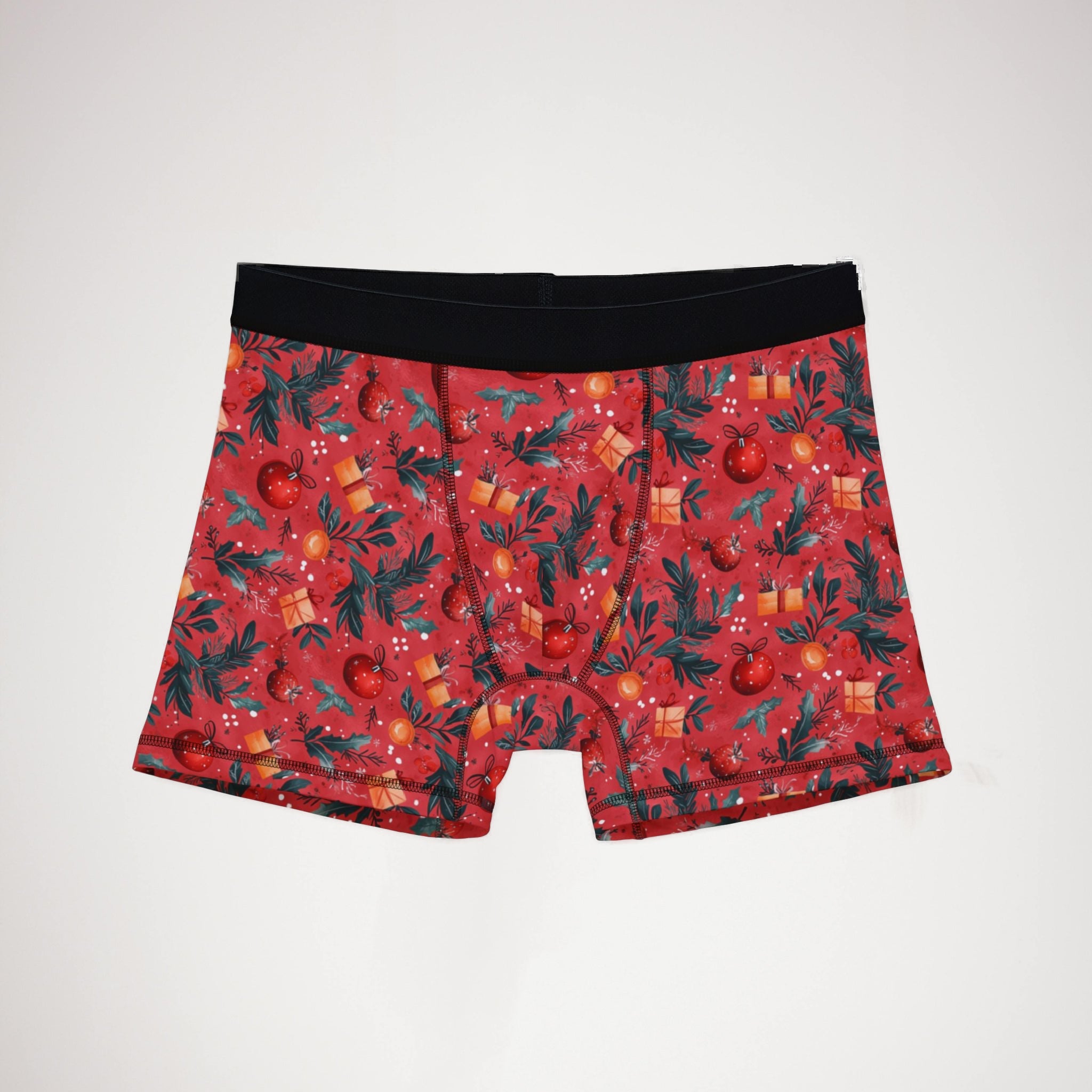 Men's boxers red coquette christmas one