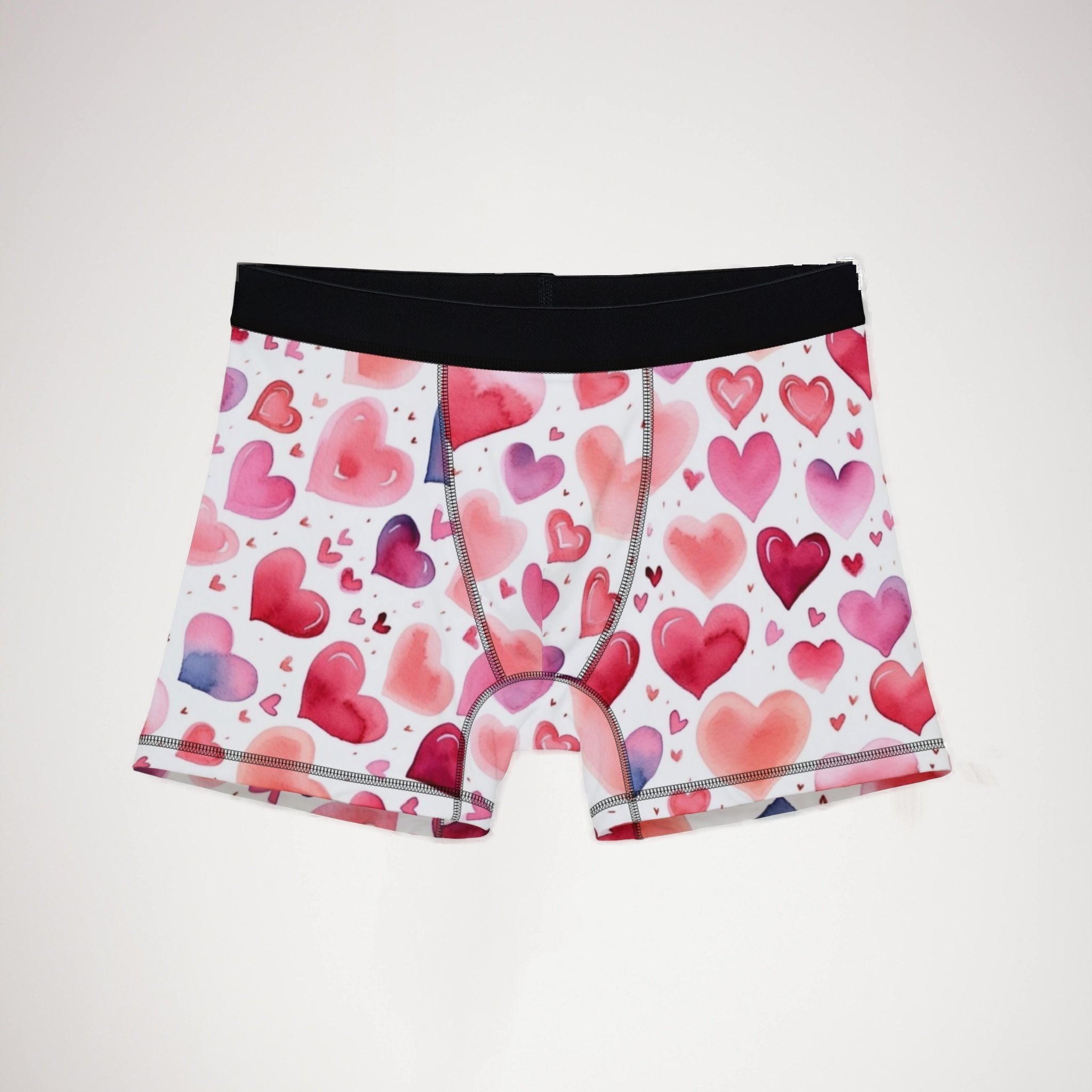 Men's boxers valentines day heart extra