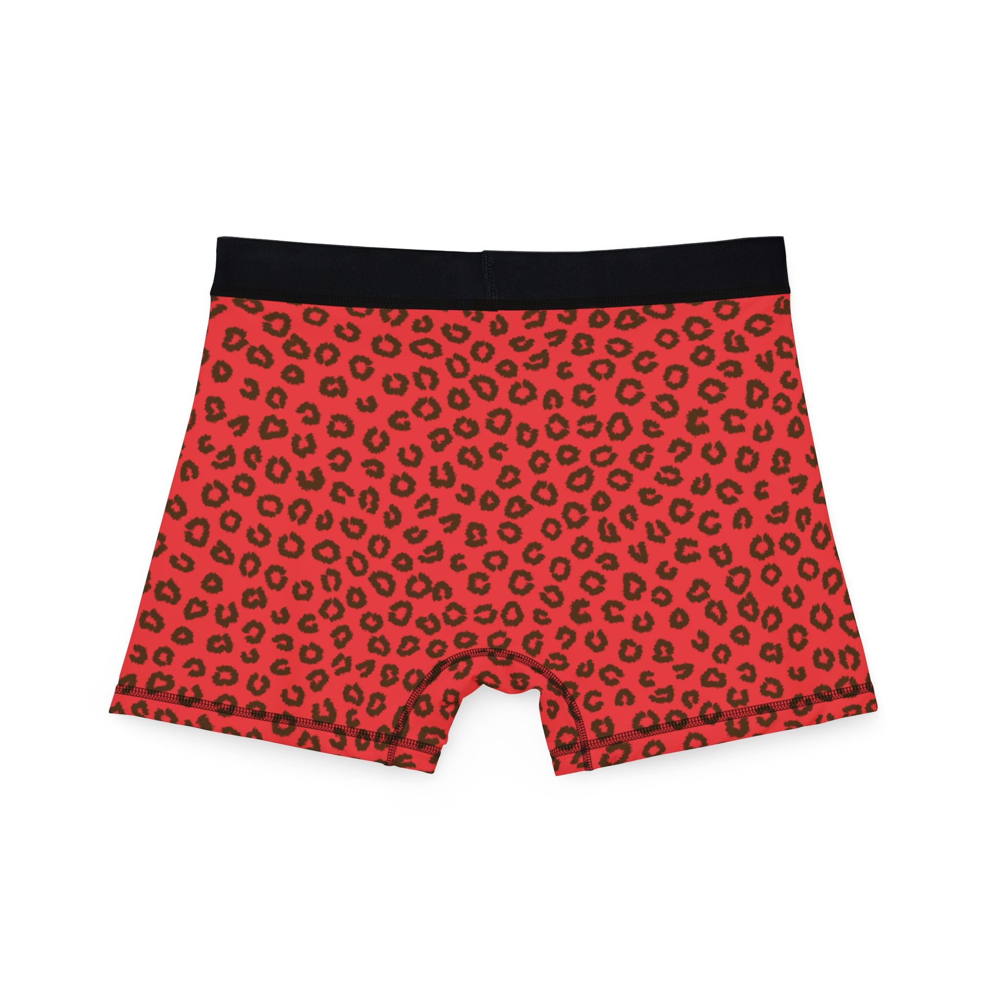 Men's boxers red leopard