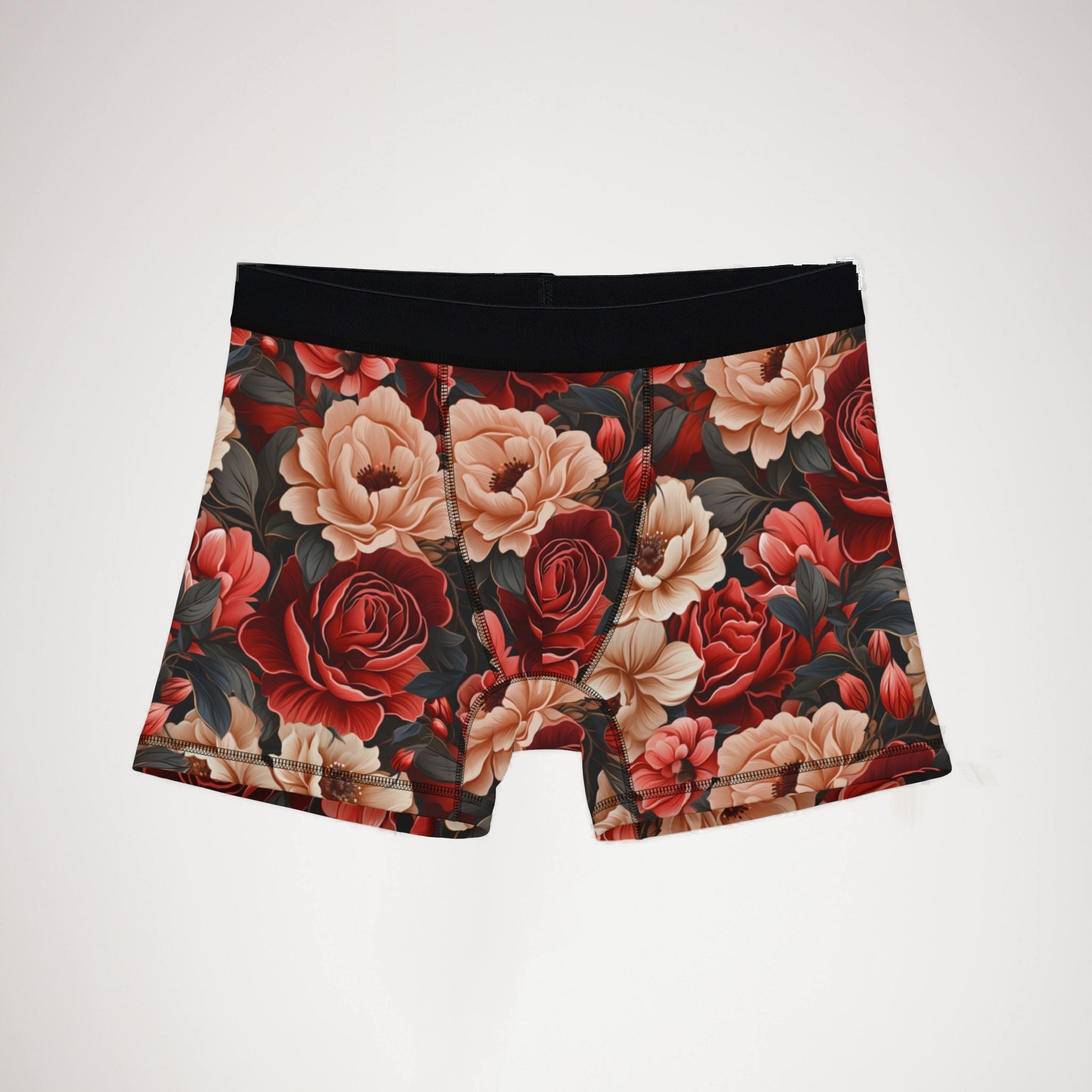 Men's boxers cherry rose
