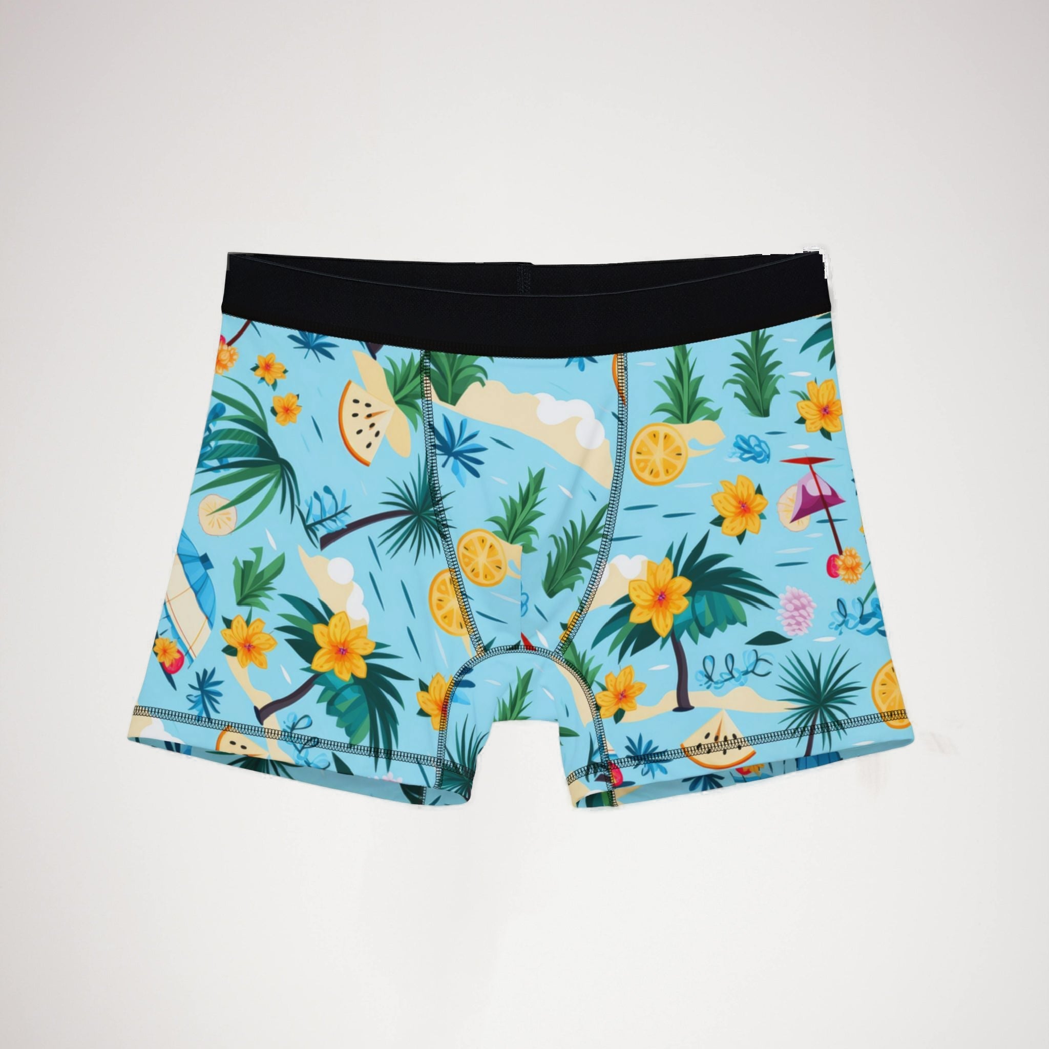 Men's boxers tropical summer beach