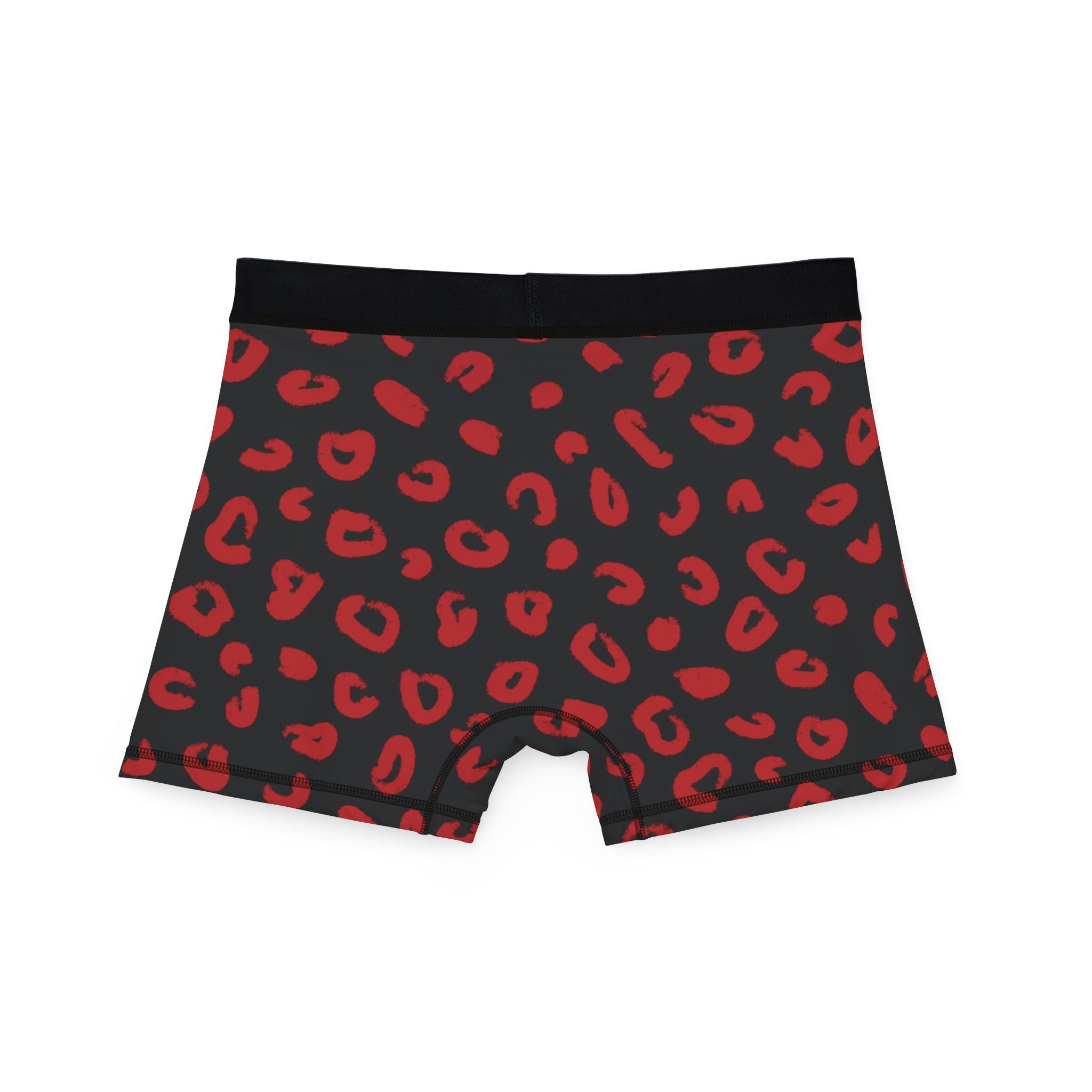 Men's boxers red leopard