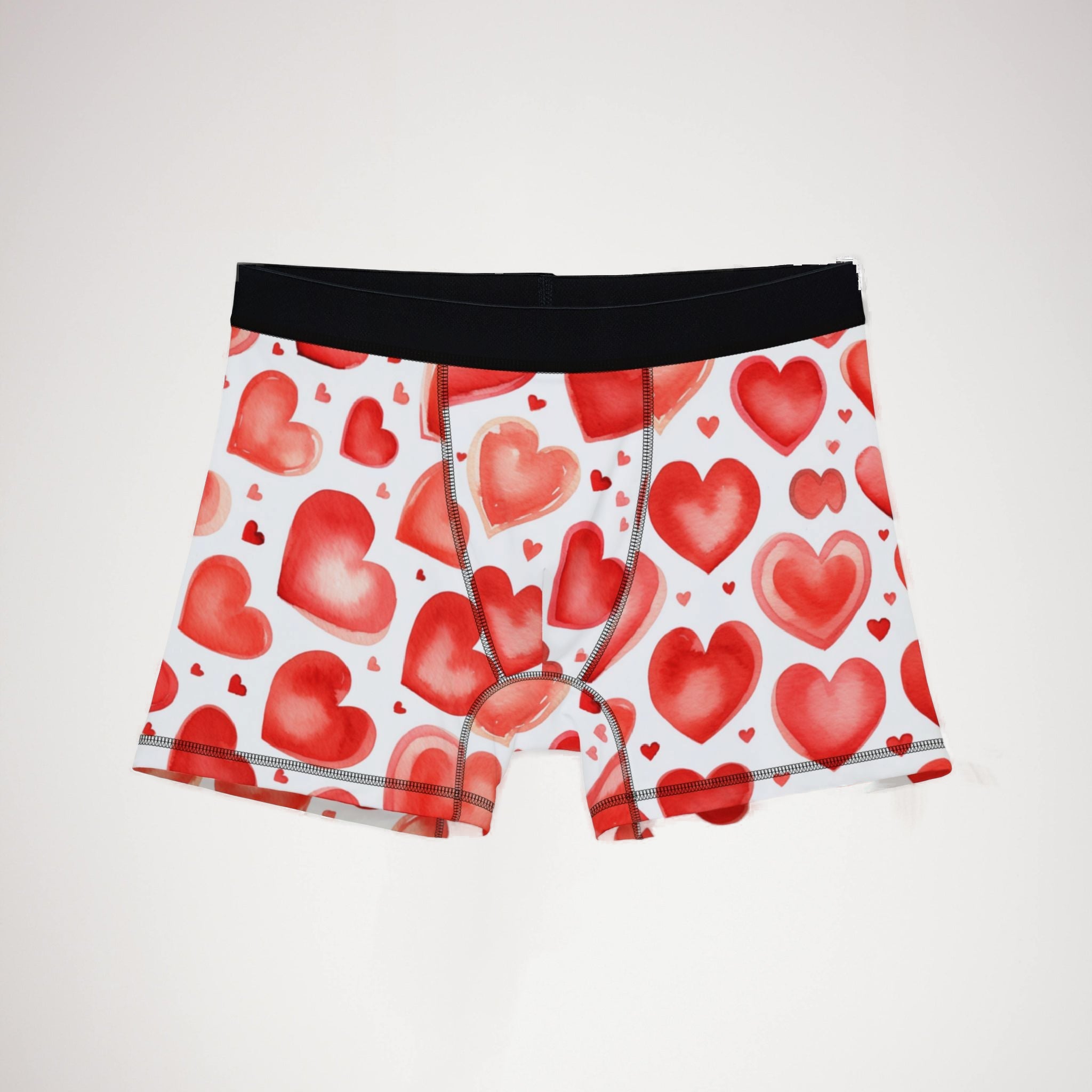 Men's boxers valentines day heart