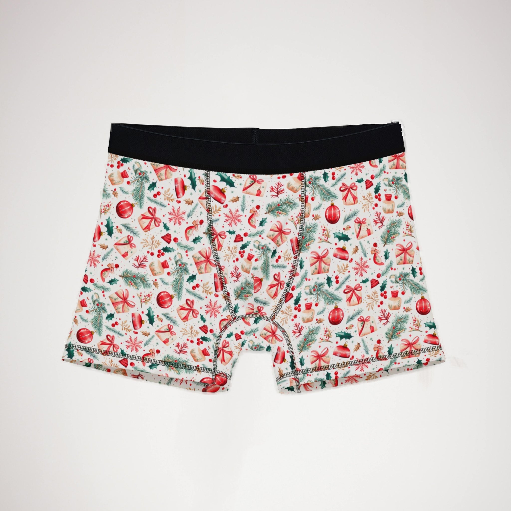 Men's boxers red coquette christmas