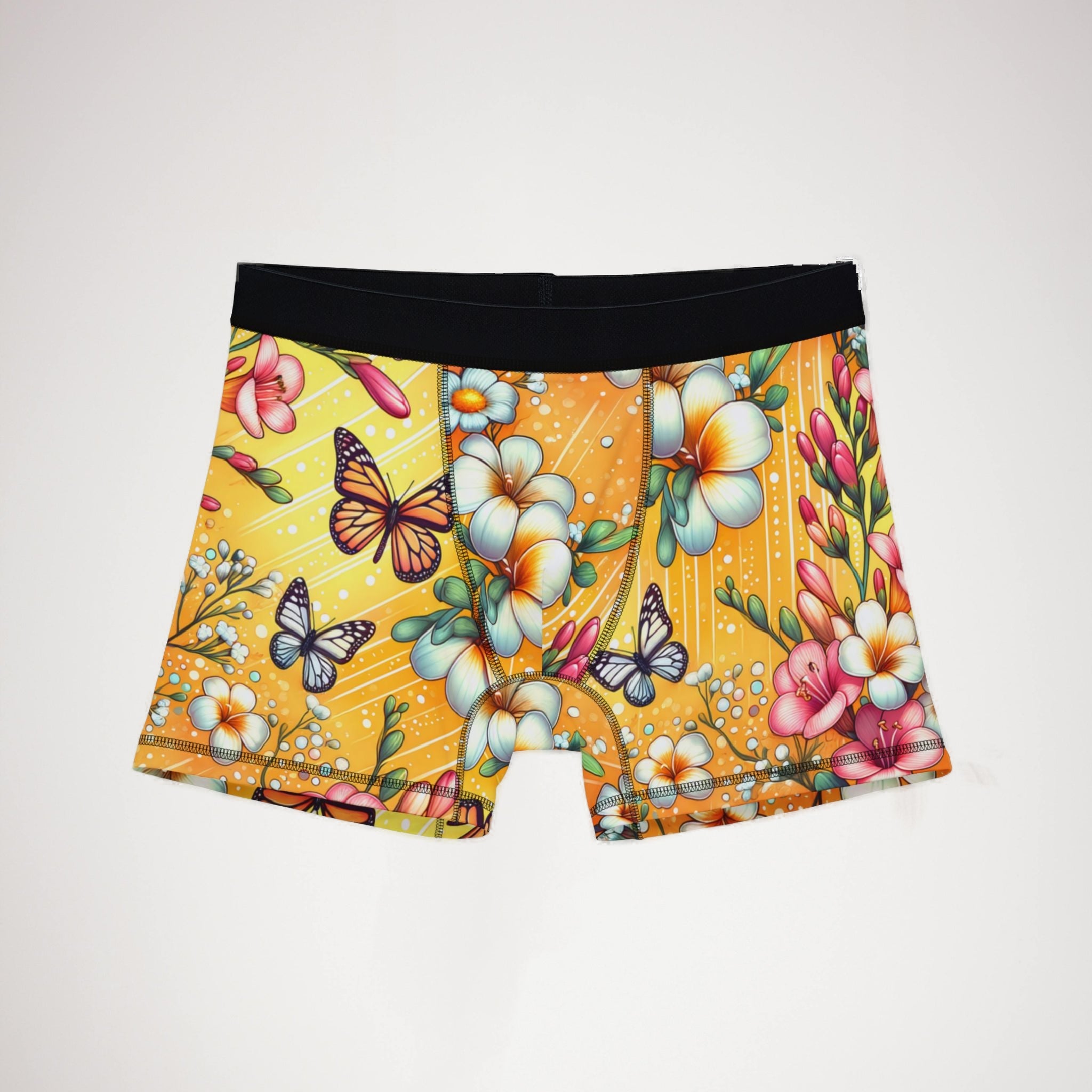 Men's boxers vibrant spring floral