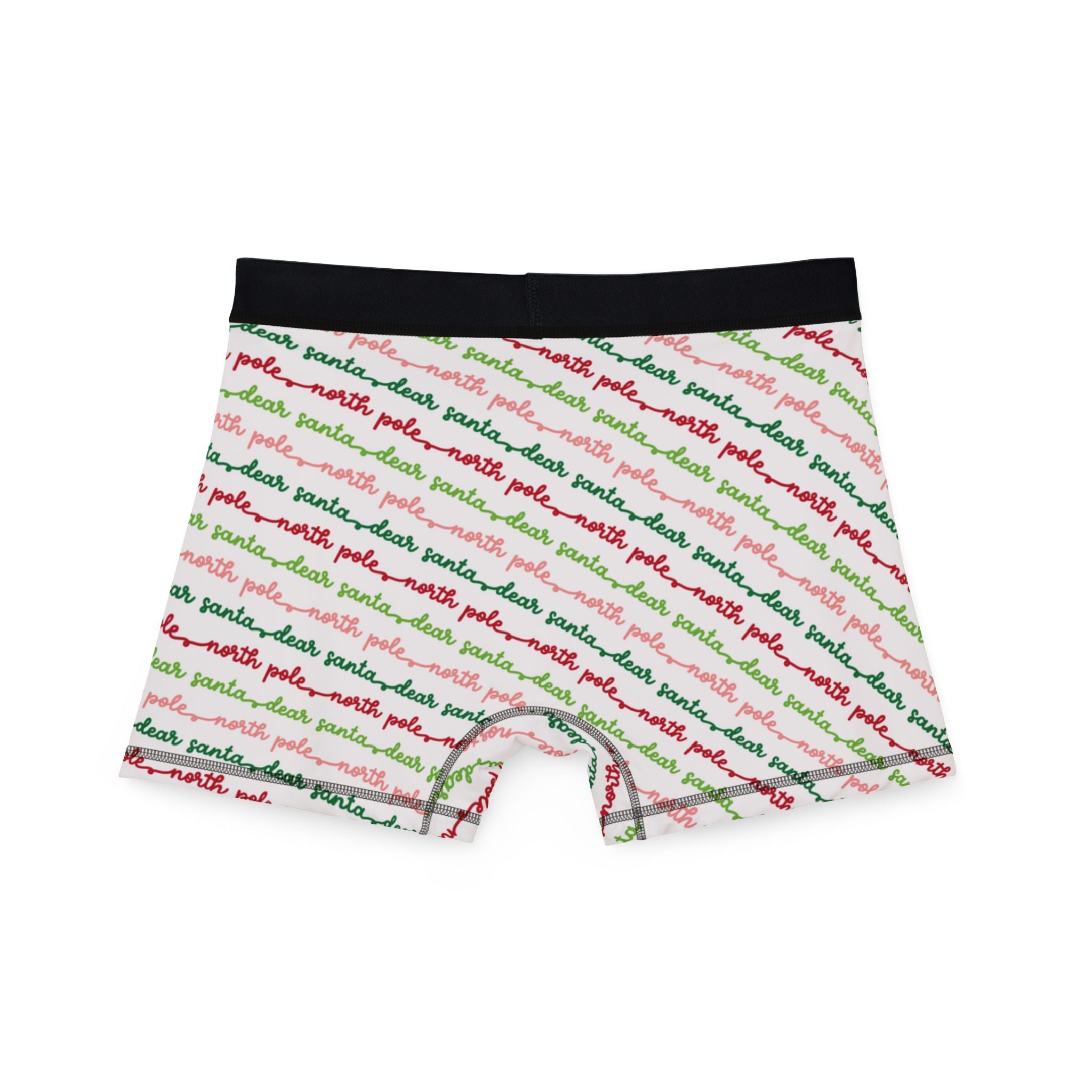 Men's boxers letters to santa christmas