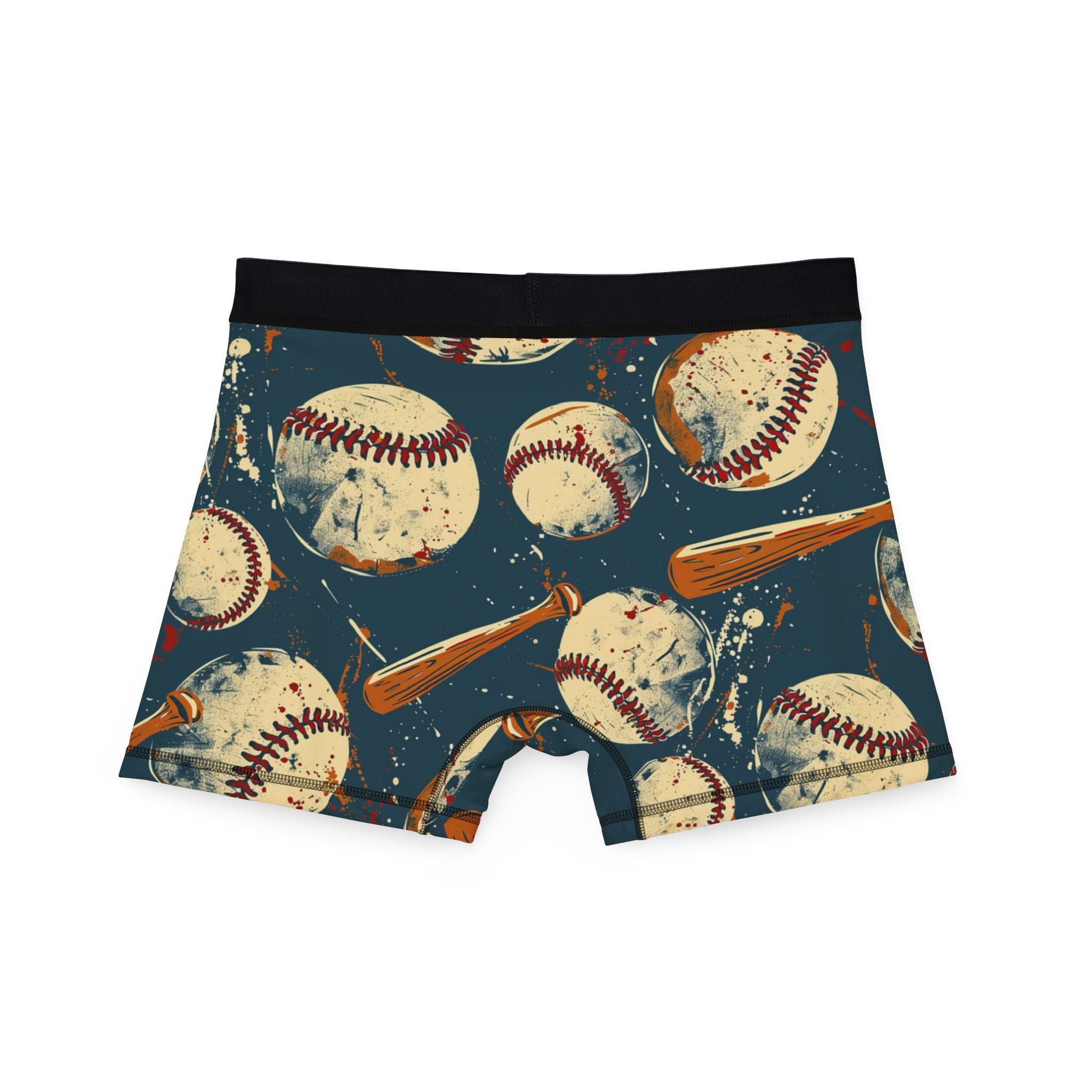 Men's boxers retro baseball
