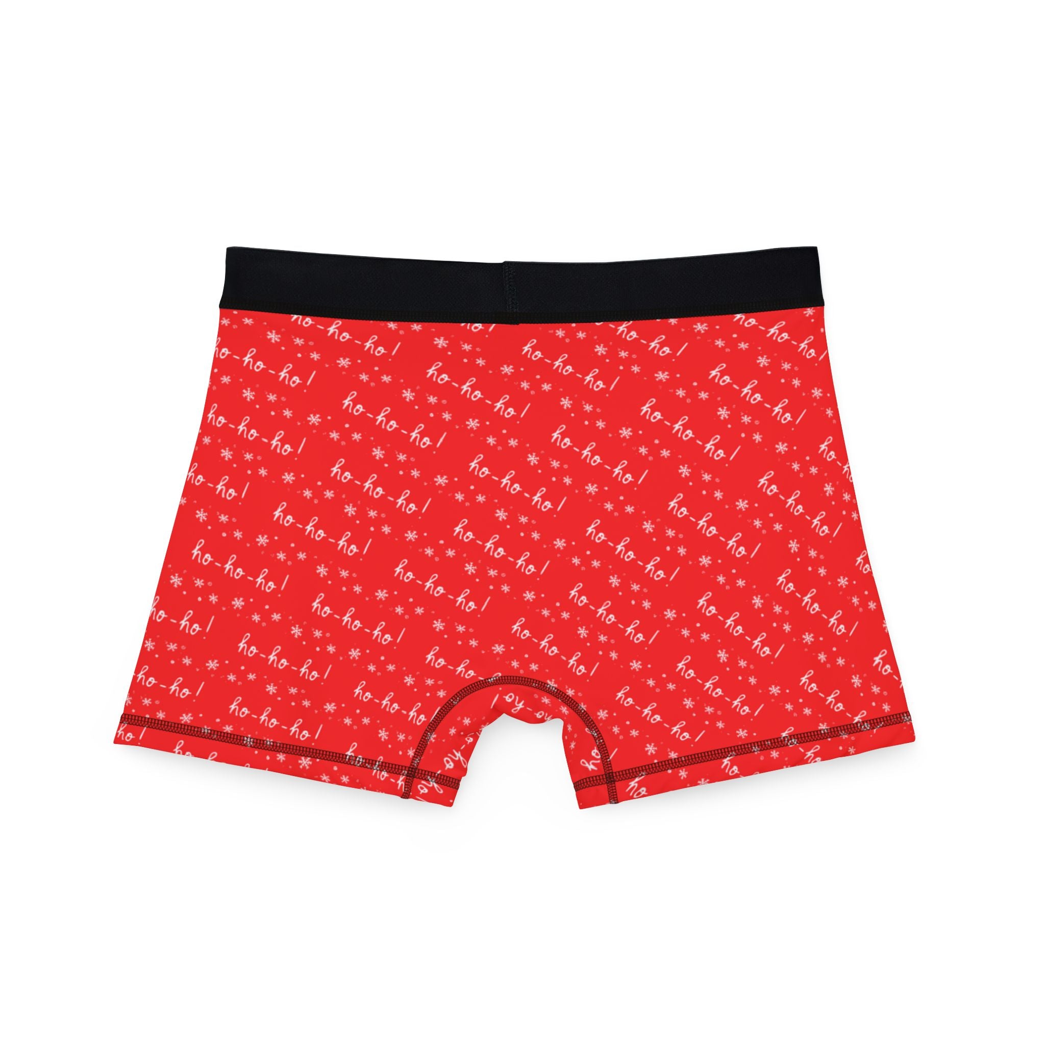 Men's boxers red white christmas