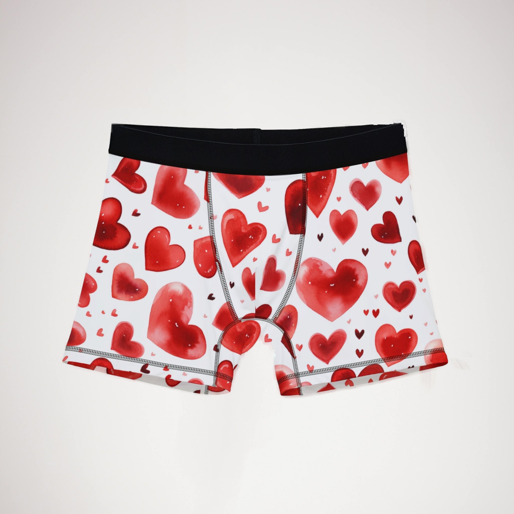 Men's boxers valentines day heart extra