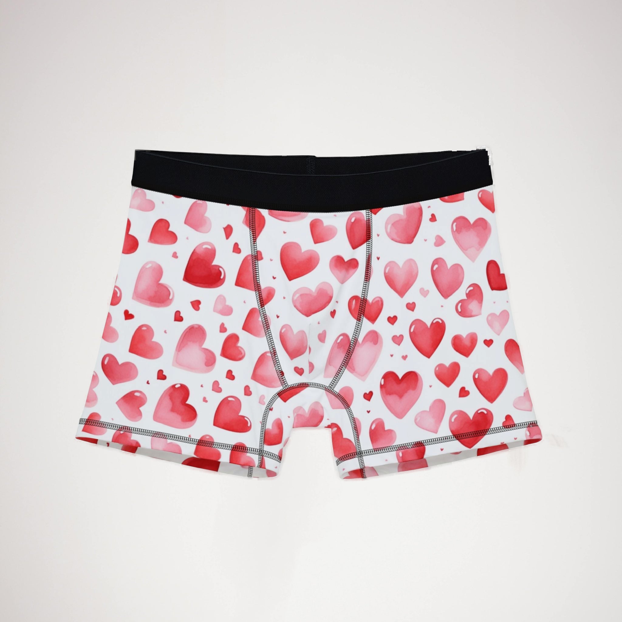 Men's boxers valentines day heart extra