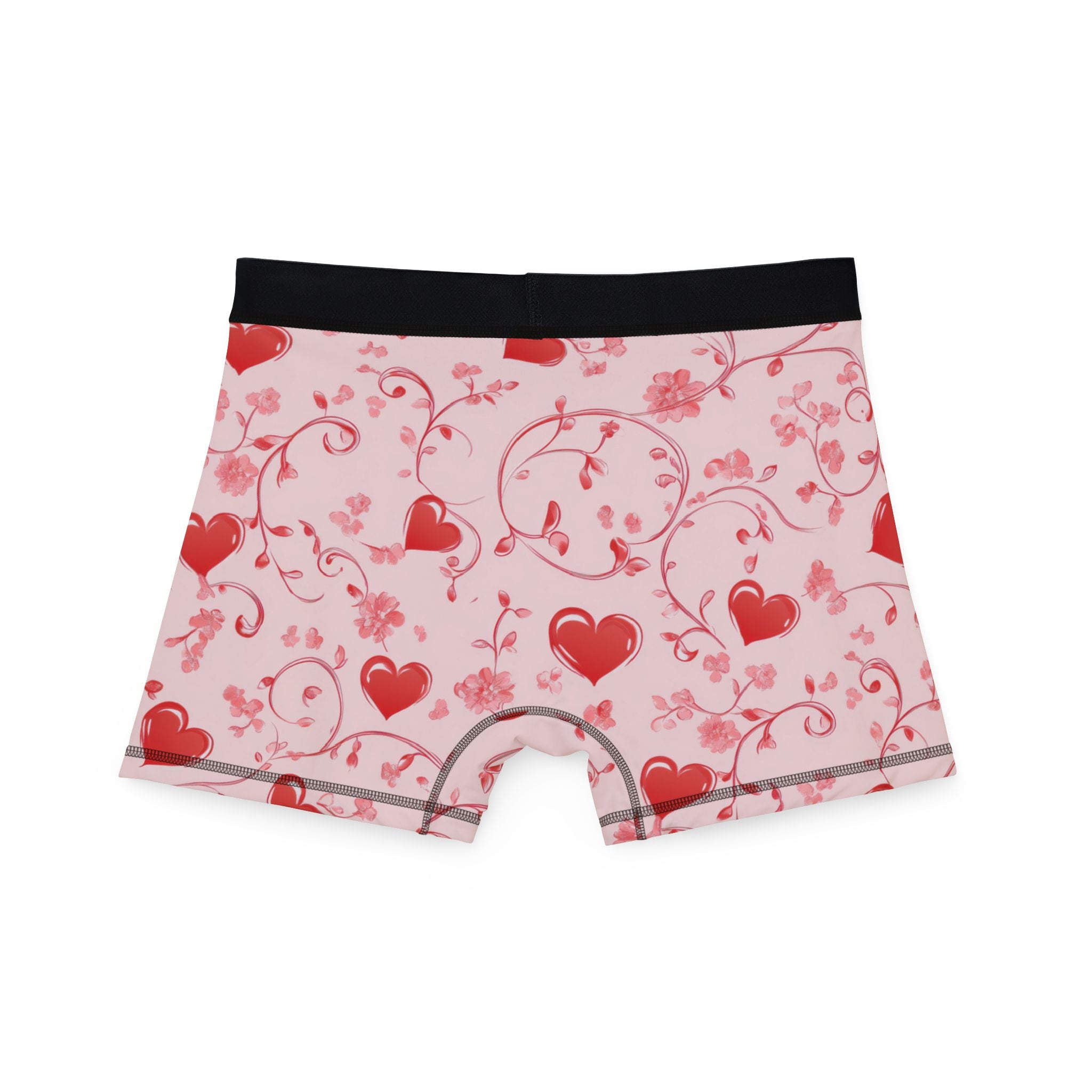 Men's boxers valentine red heart