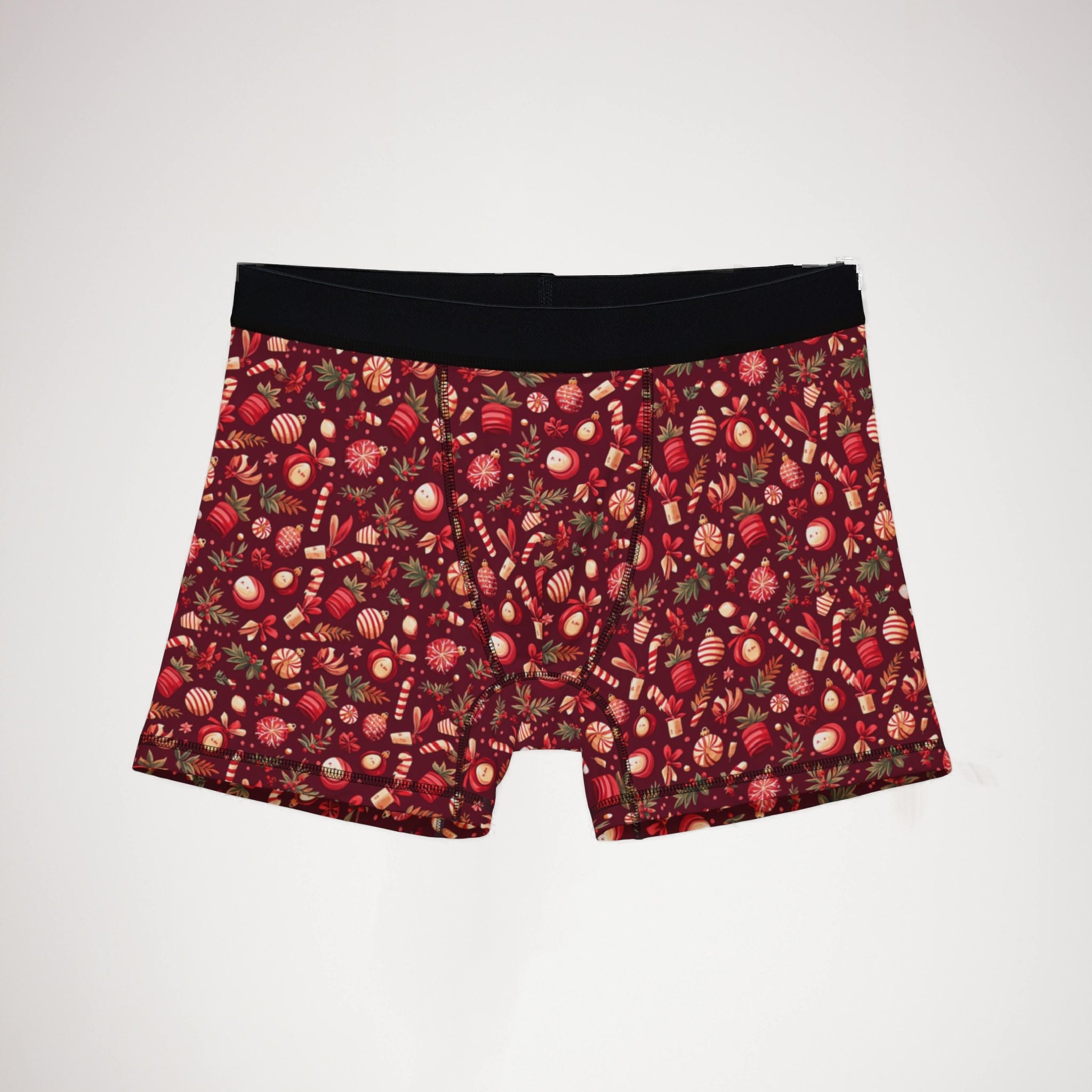 Men's boxers red coquette christmas