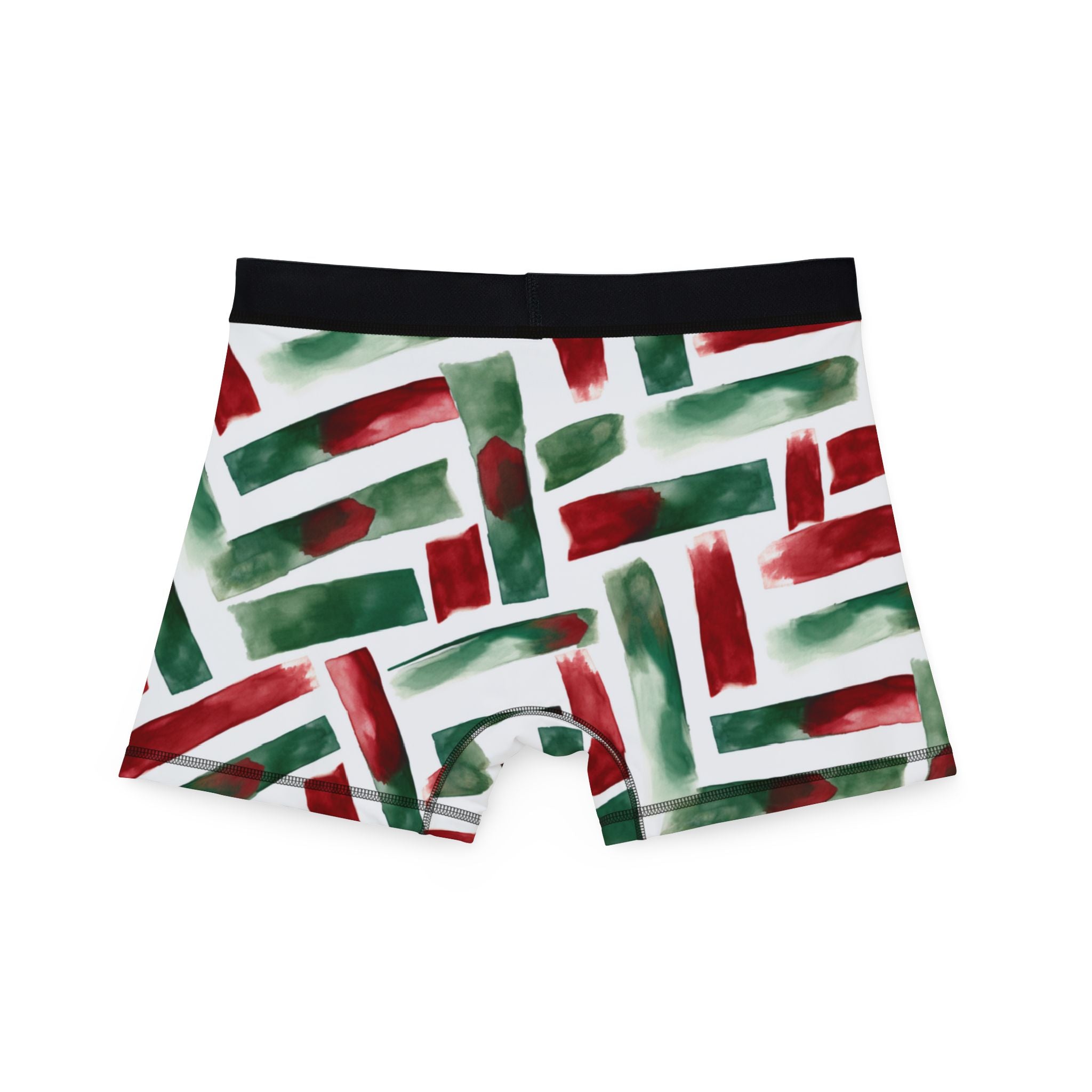 Men's boxers watercolor christmas
