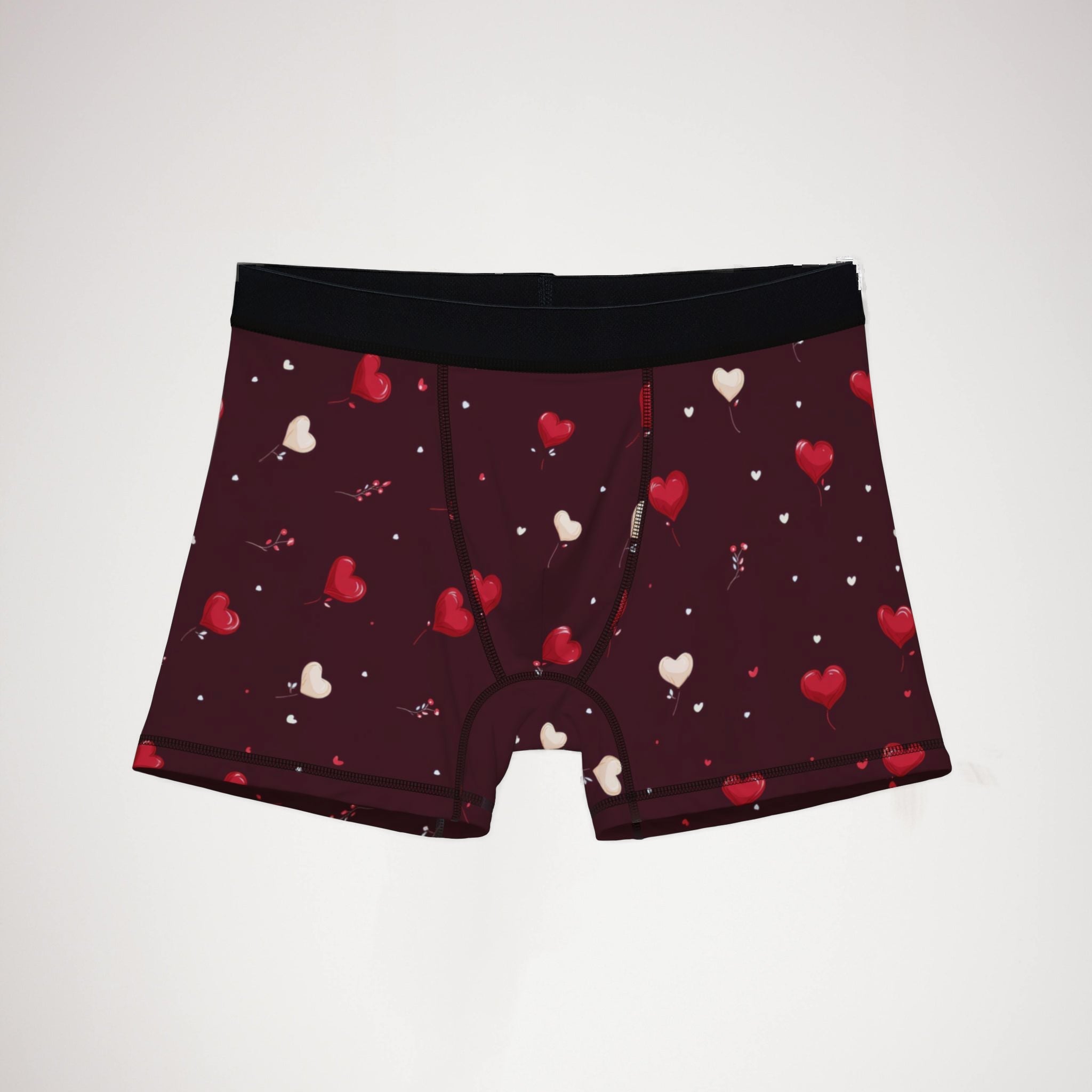 Men's boxers valentine red heart one one