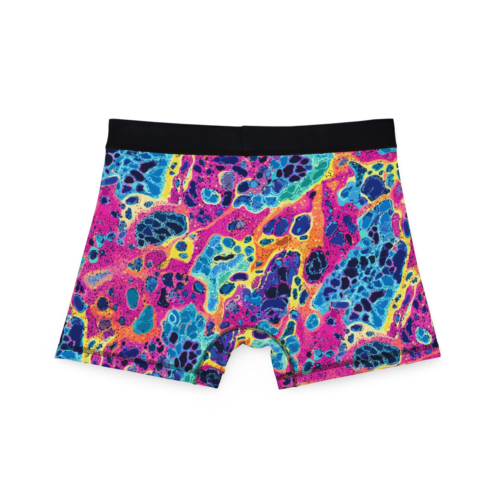 Men's boxers rainbow leopard