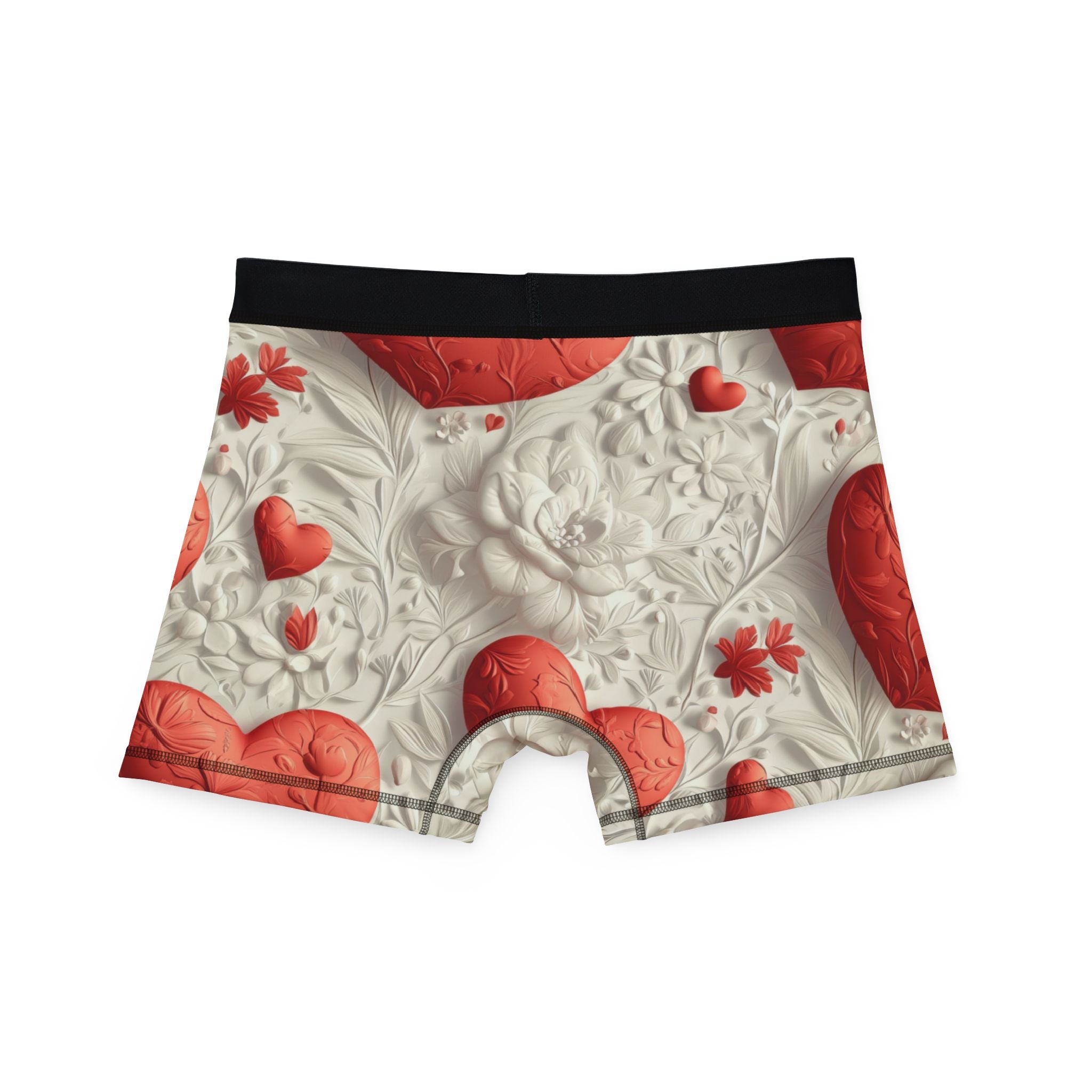 Men's boxers valentine red heart