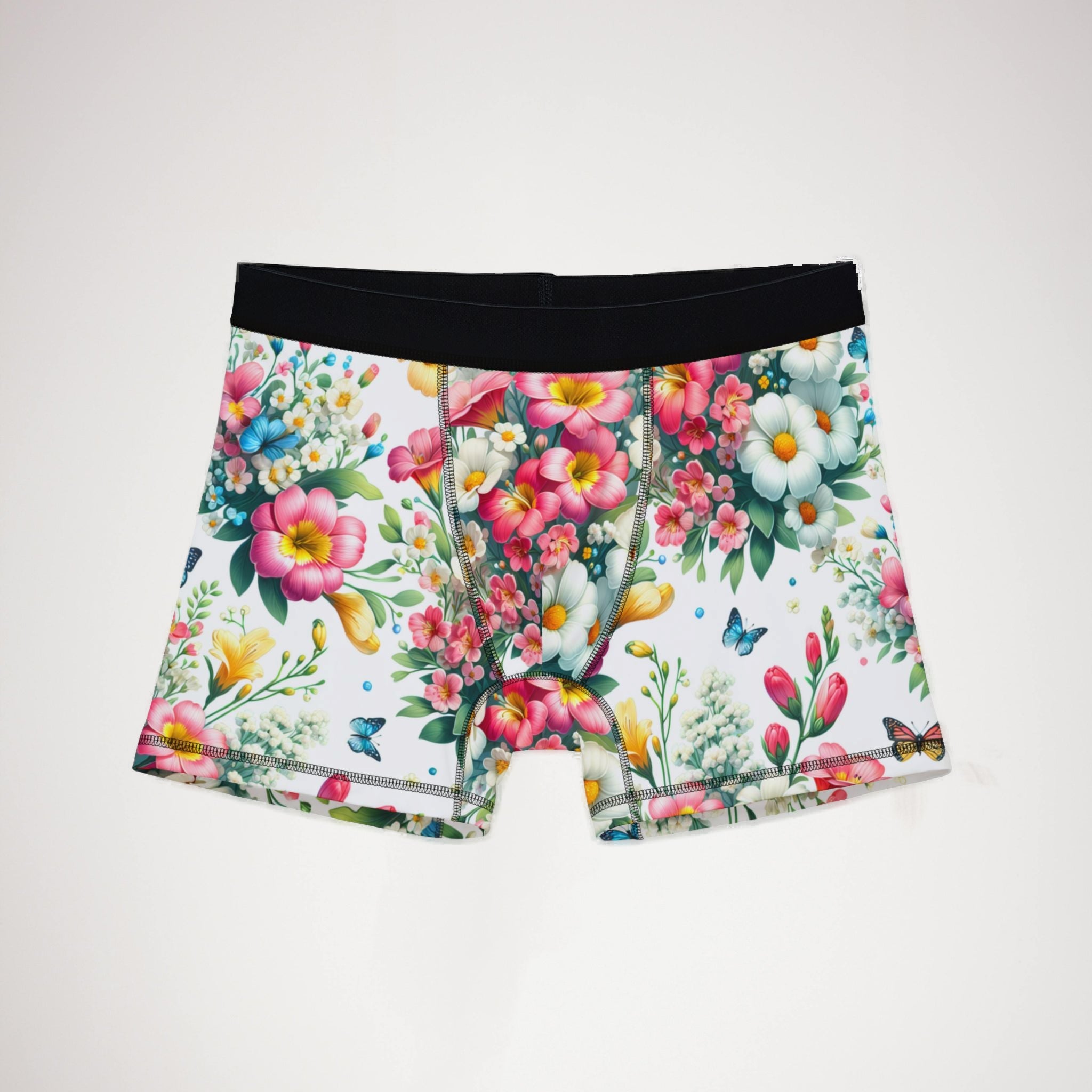 Men's boxers vibrant spring floral