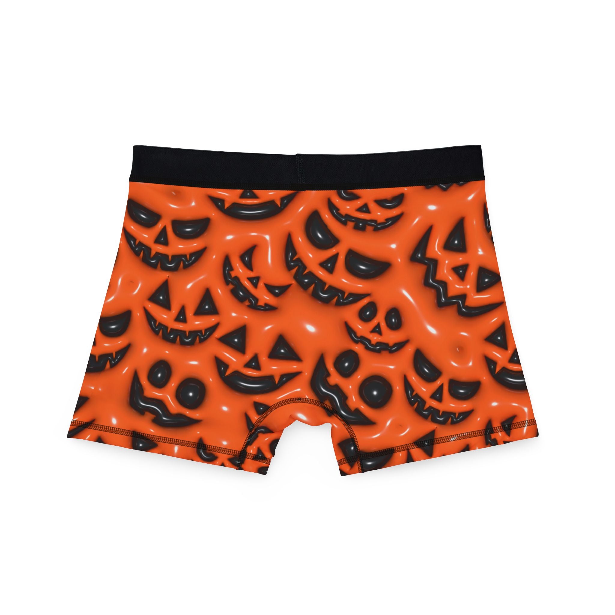 Men's boxers inflate halloween pumpkin face