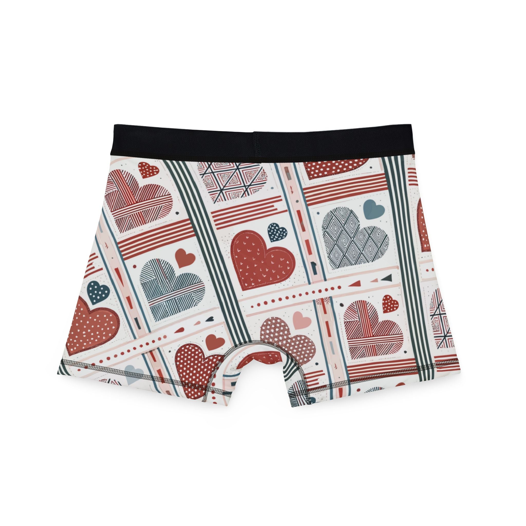 Men's boxers valentine heart retro one