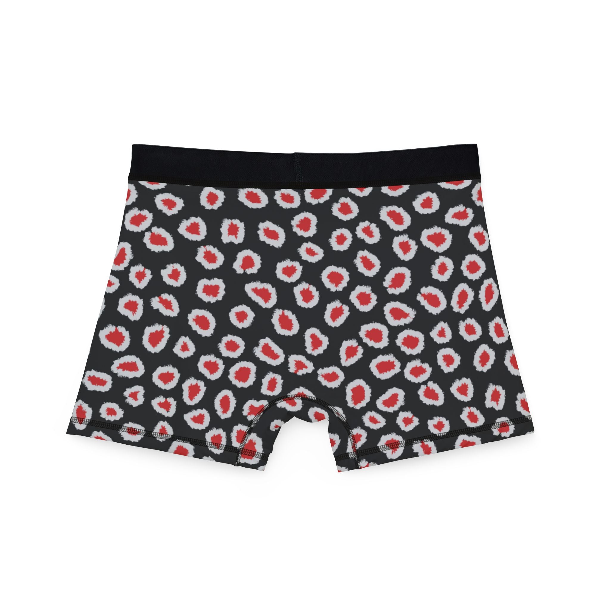 Men's boxers red leopard