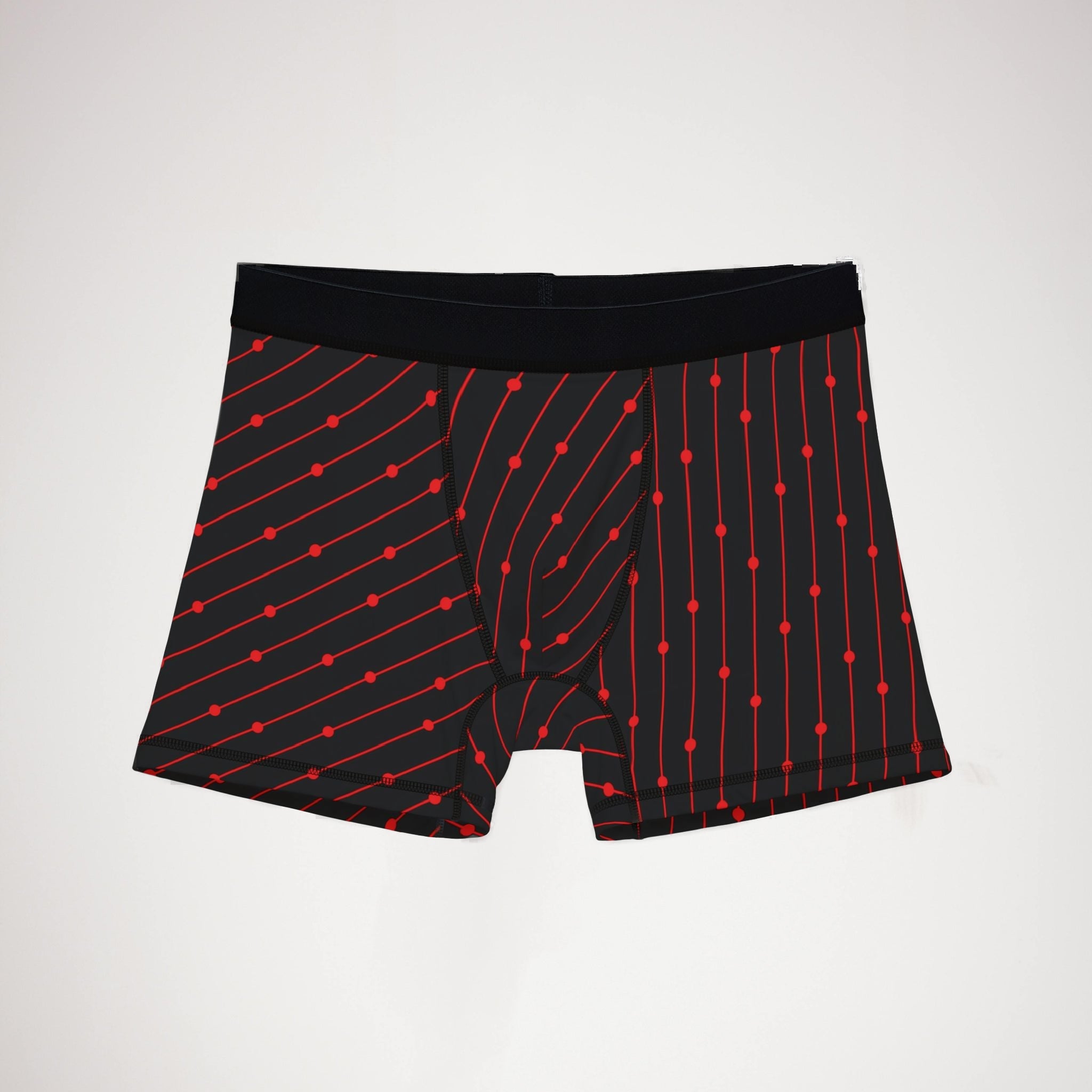 Men's boxers black and red