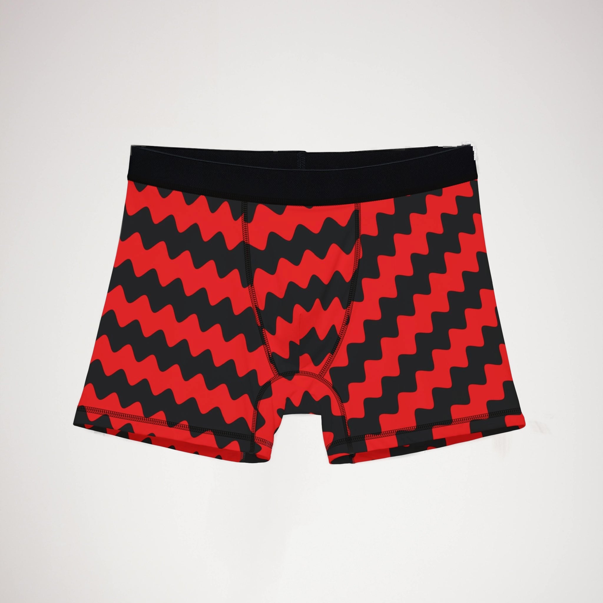 Men's boxers black and red