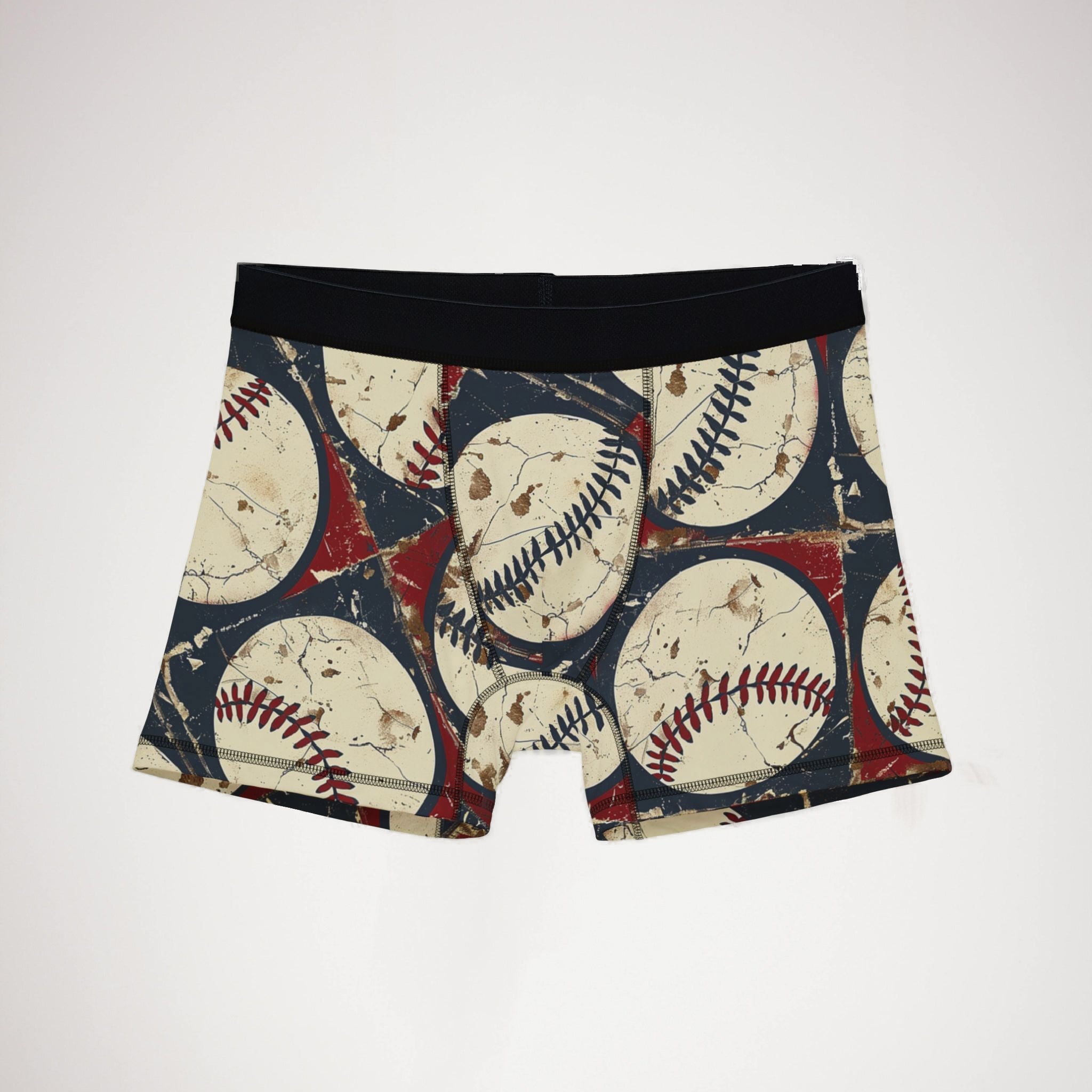 Men's boxers retro baseball