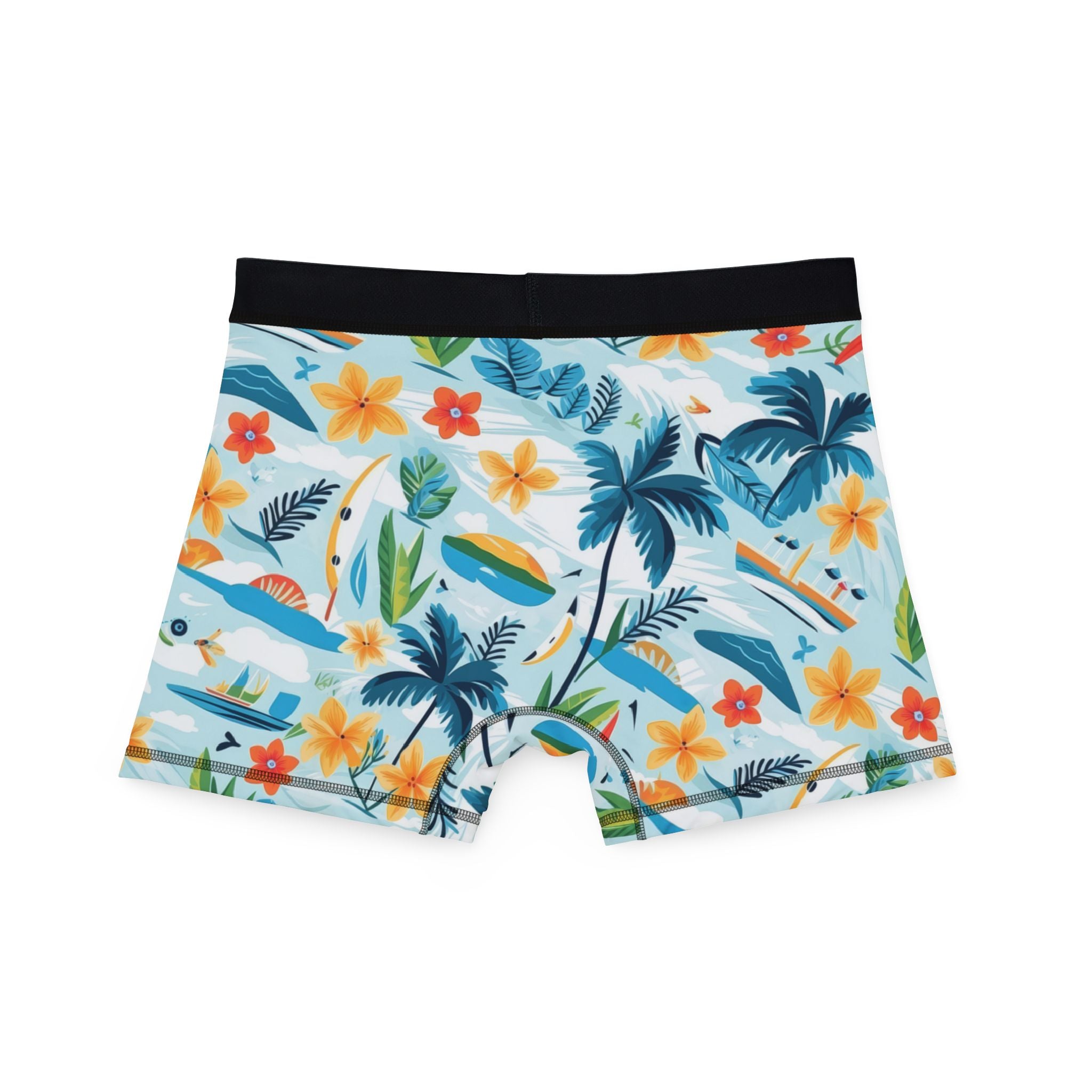 Men's boxers tropical summer beach
