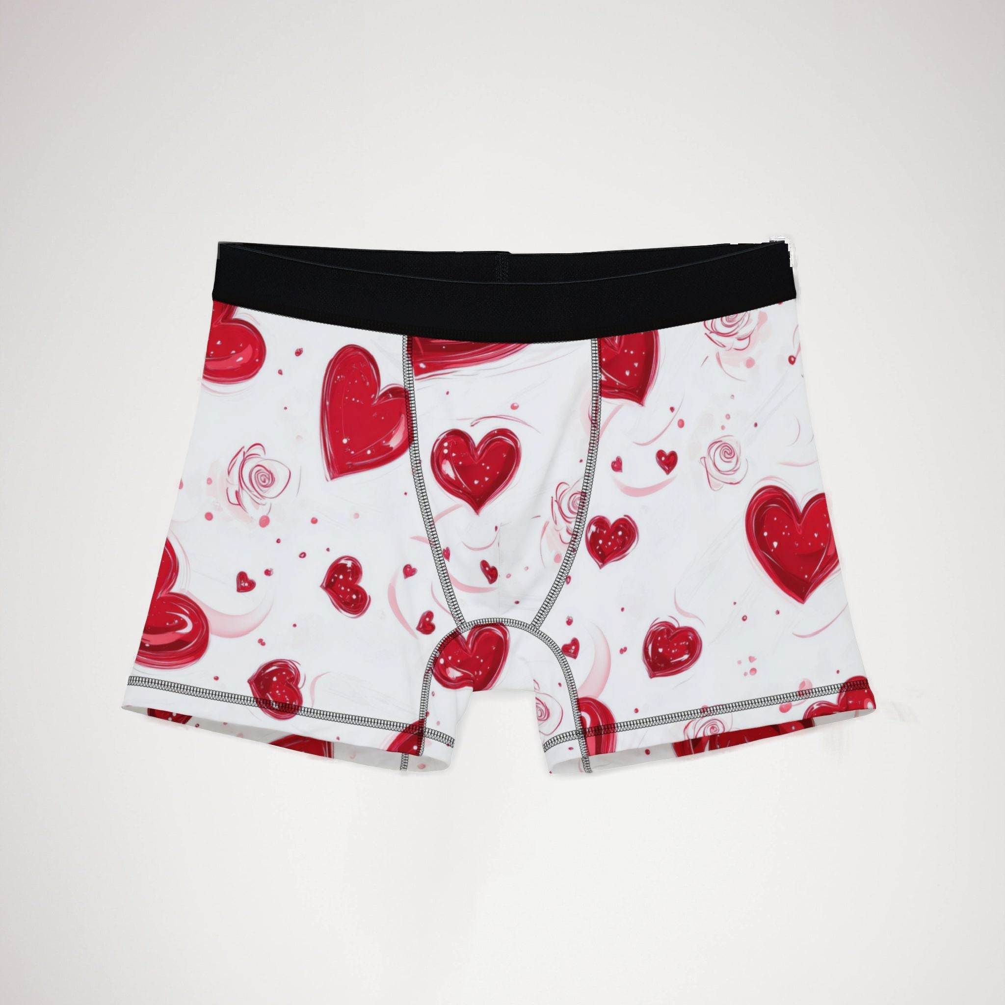 Men's boxers valentine red heart one one
