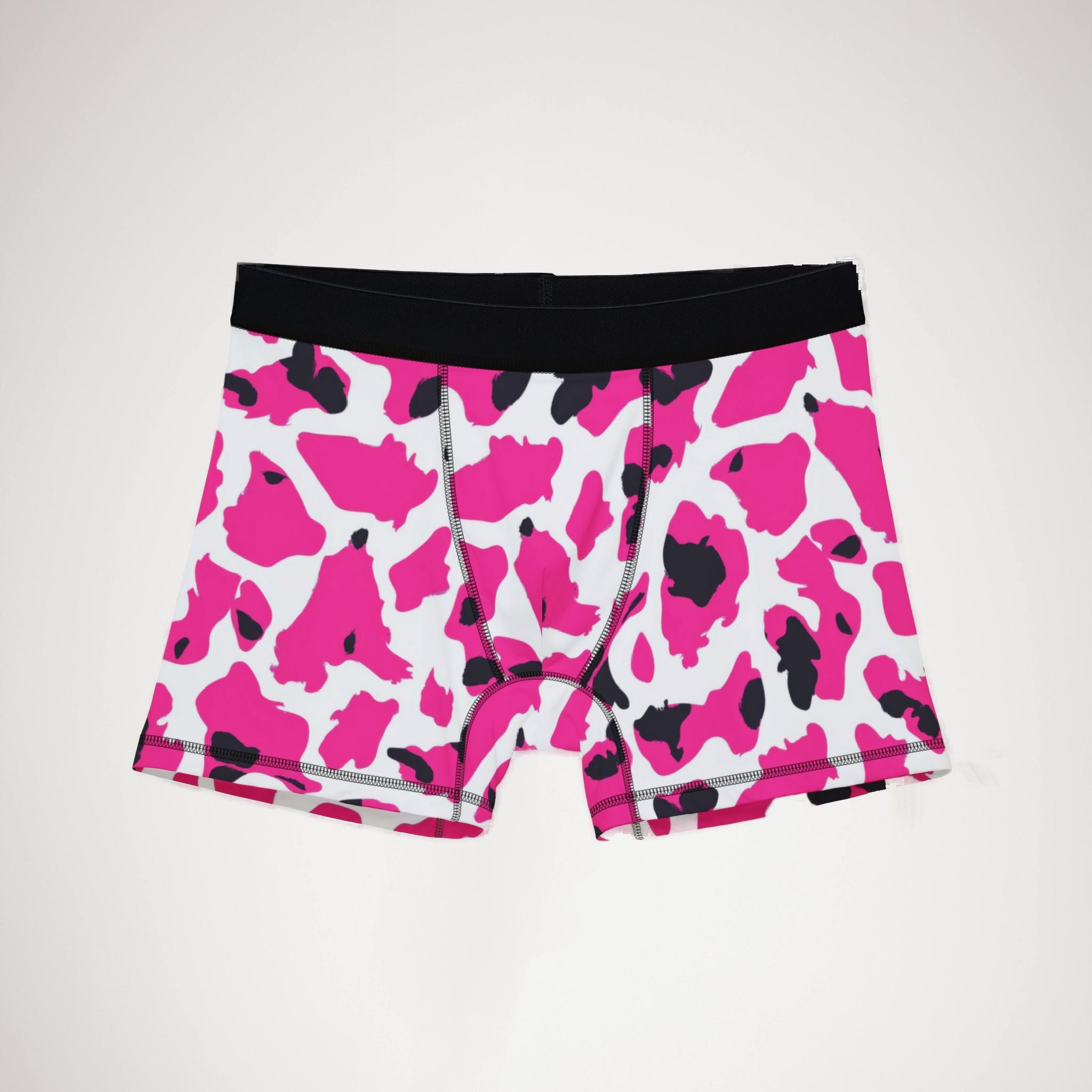 Men's boxers colorful cow print