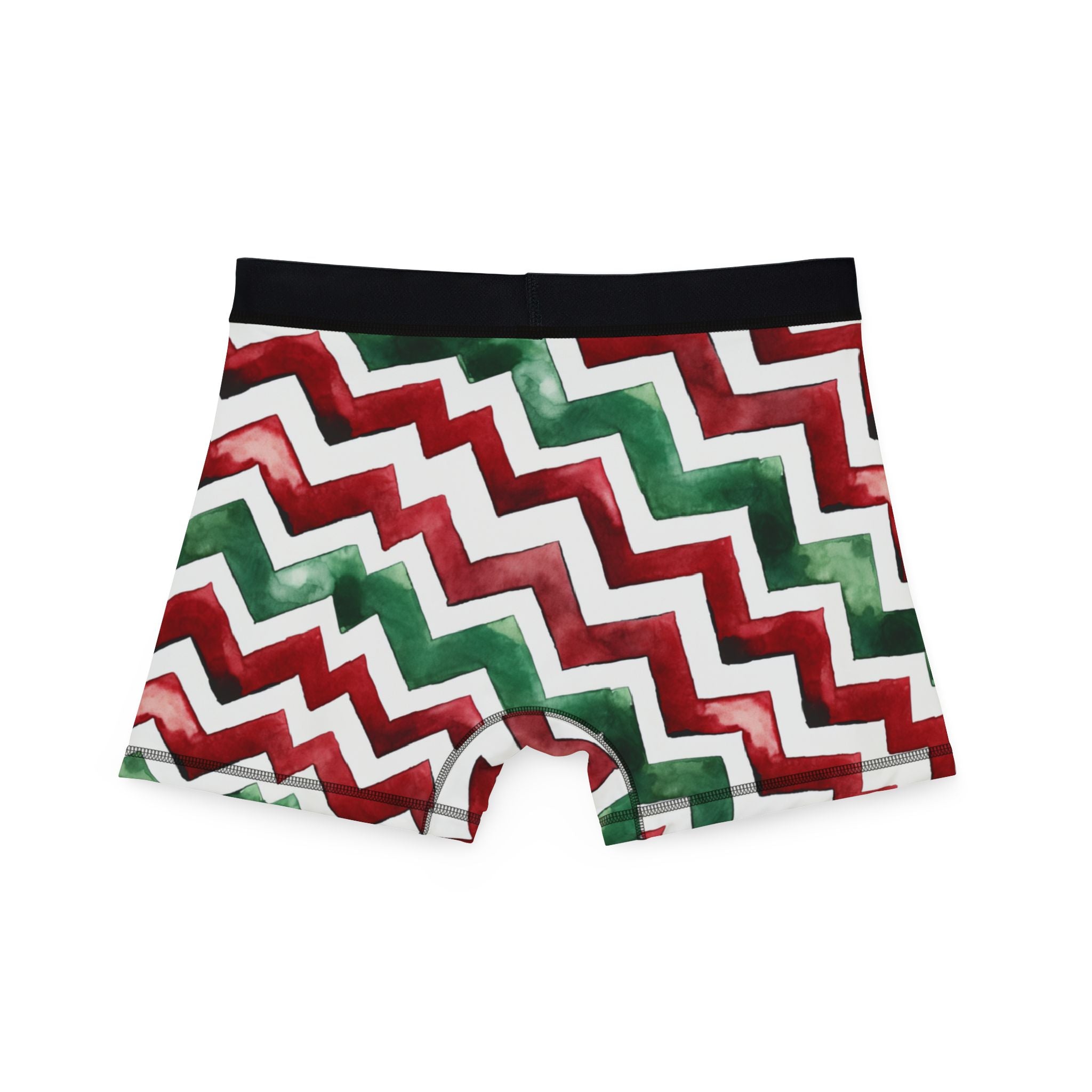 Men's boxers watercolor christmas
