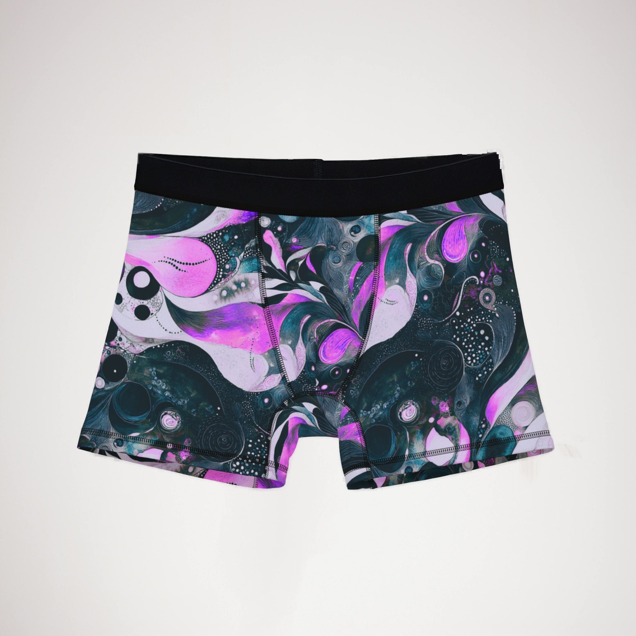 Men's boxers watercolor abstract